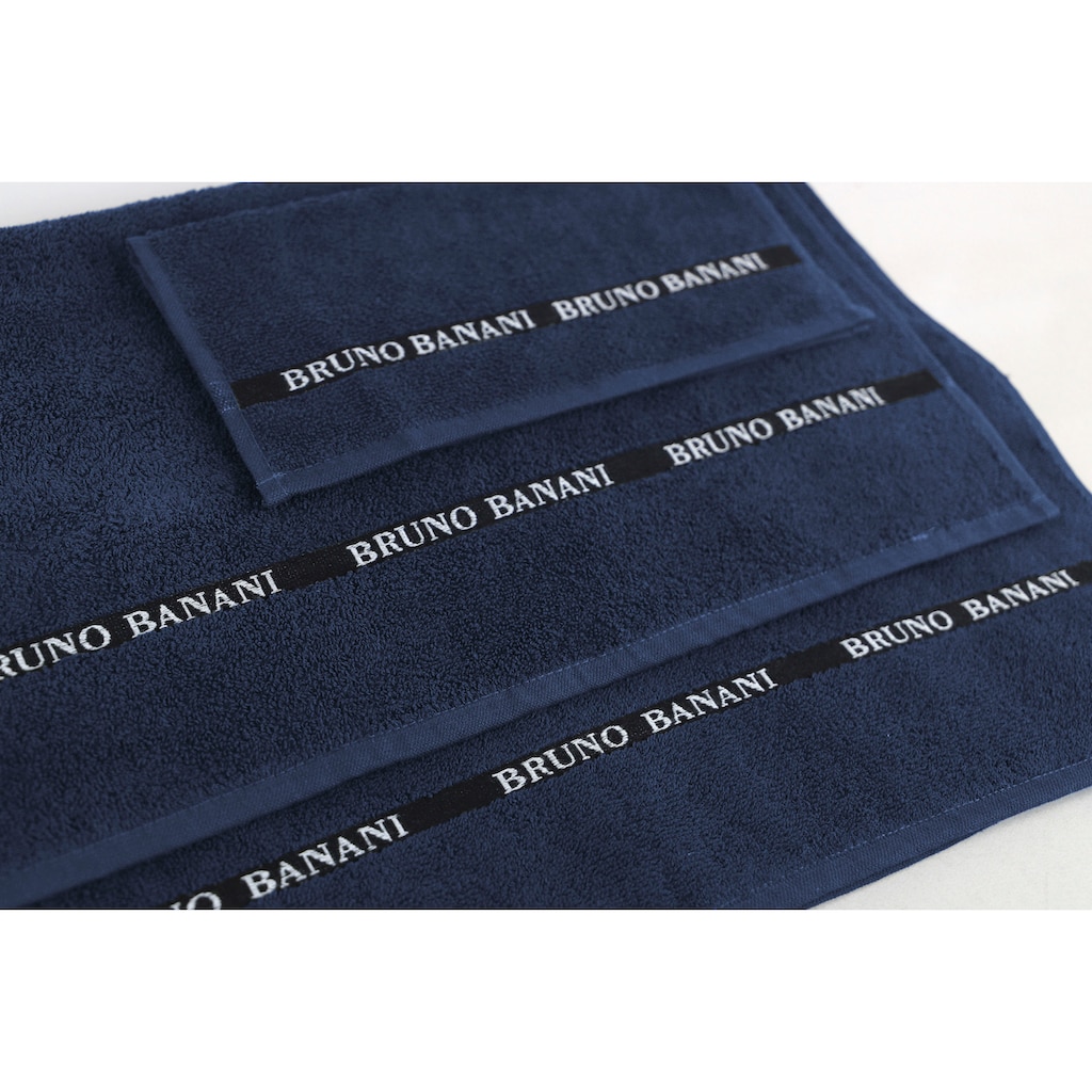 Bruno Banani Handtuch Set »Danny«, (Set, 6 St., 2 Badetücher 70x140 cm-2 Handtücher 50x100 cm-2 Waschlappen 30x30 cm)