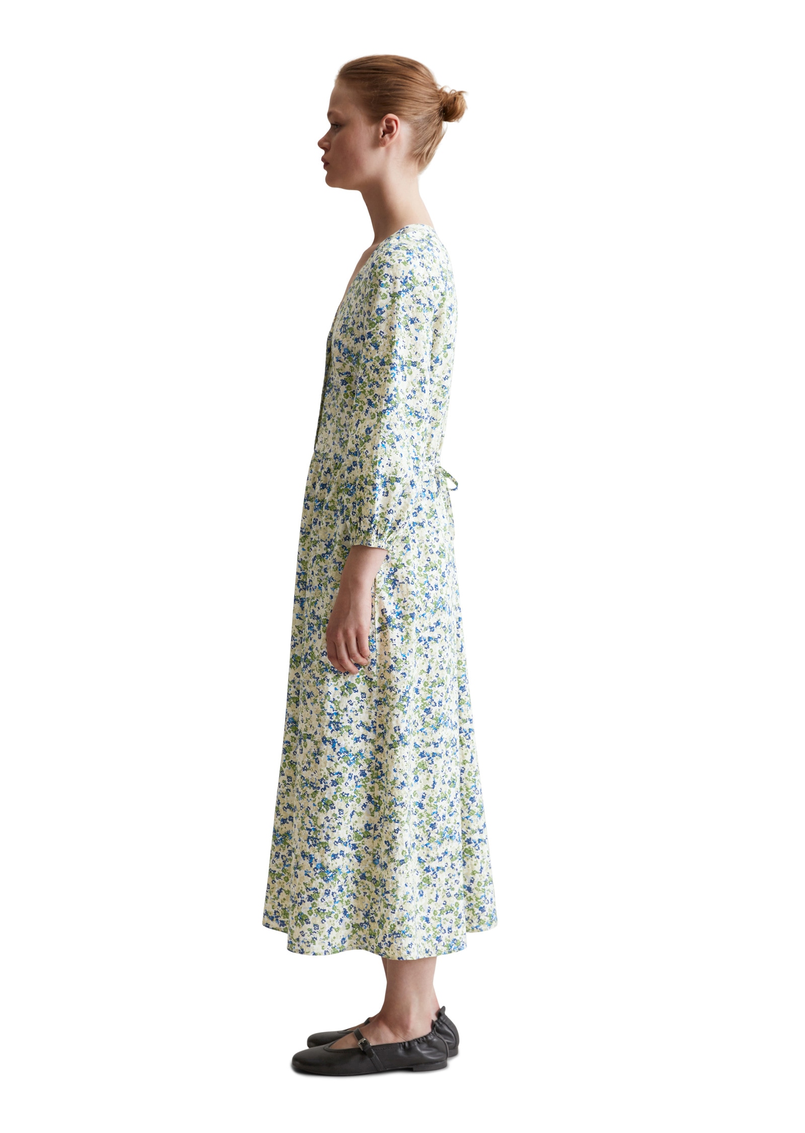Marc O'Polo DENIM Druckkleid »aus Viskose-Mix mit Seersucker-Effekt«