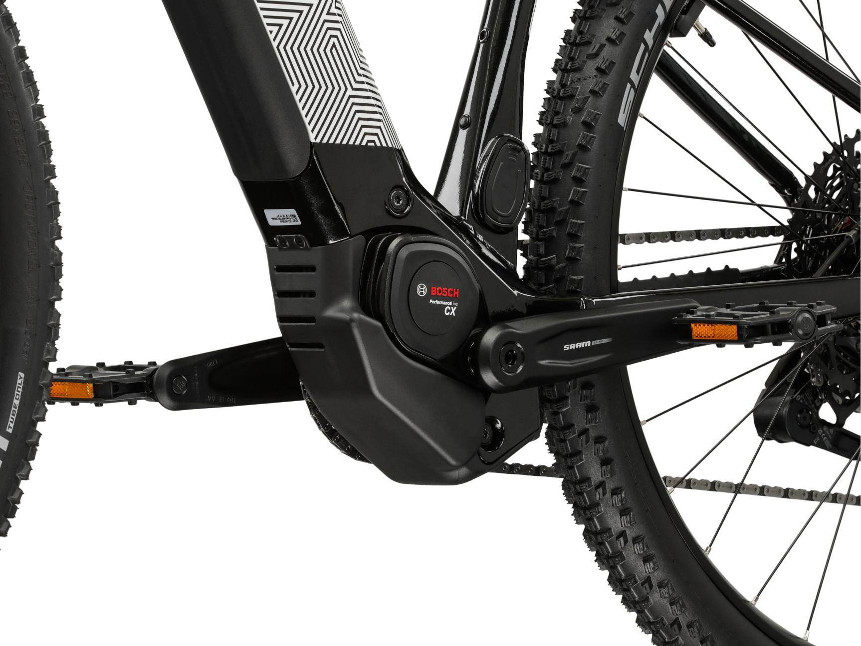 Kross »Influx Hybrid 5.0 21,3Ah / 800 Wh 29 Zoll schwarz 12 Gänge 2026« 12 Gang SRAM S1000 EAGLE AXS Schaltwerk Kettenschaltung Mittelmotor 250 W BOSCH PERFORMANCE LINE CX 36 V/250 W, Mittelmotor