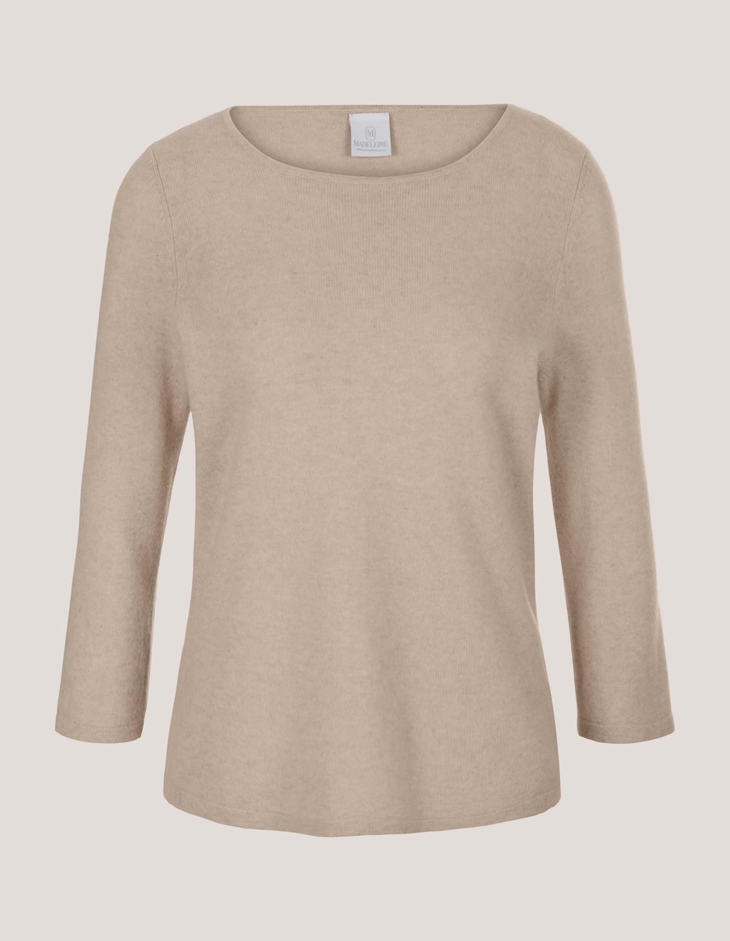 MADELEINE Longpullover "Strickpullover Kaschmirpullover mit U-Boot-Ausschni günstig online kaufen