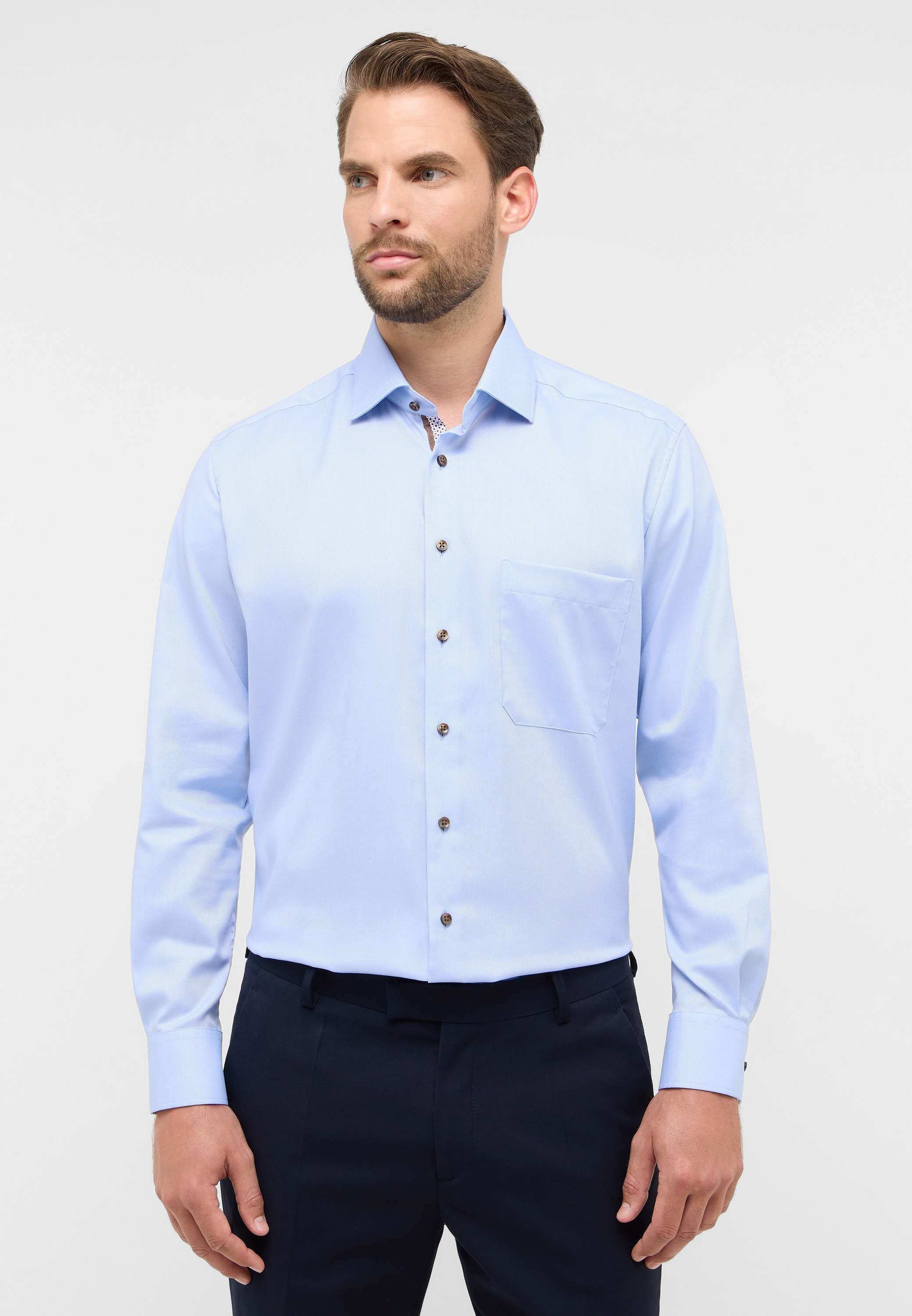 Eterna Langarmhemd "COMFORT FIT", NON IRON (bügelfrei) günstig online kaufen