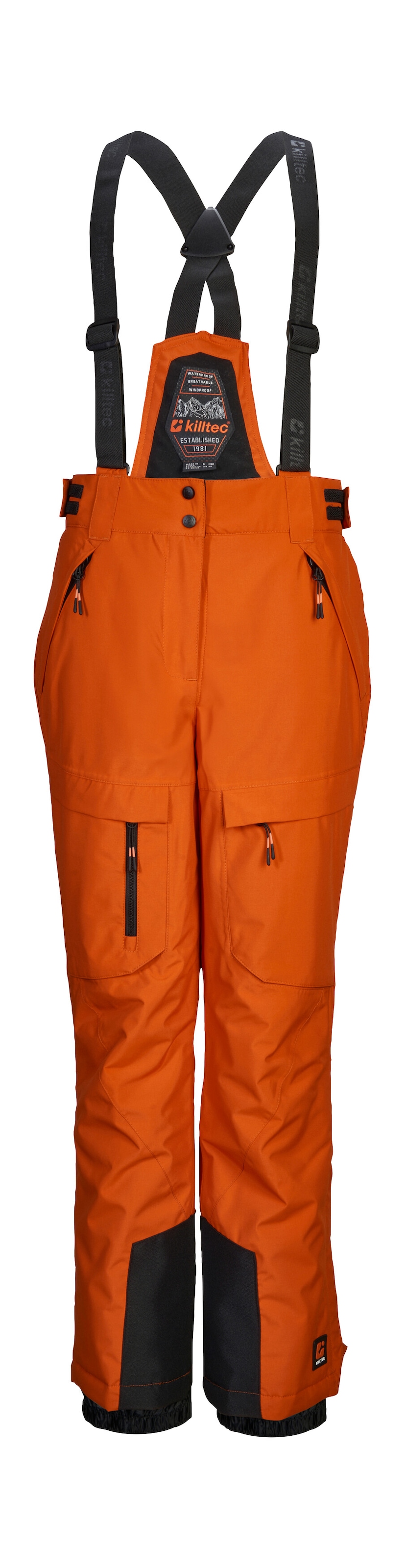 KILLTEC Jungen Skihose "KSW 204 BYS SKI PNTS", braun, Gr. 164, Obermaterial: 100% Polyester;Futter: 100% Polyester;Füllung: 100% Polyester, Hosen,