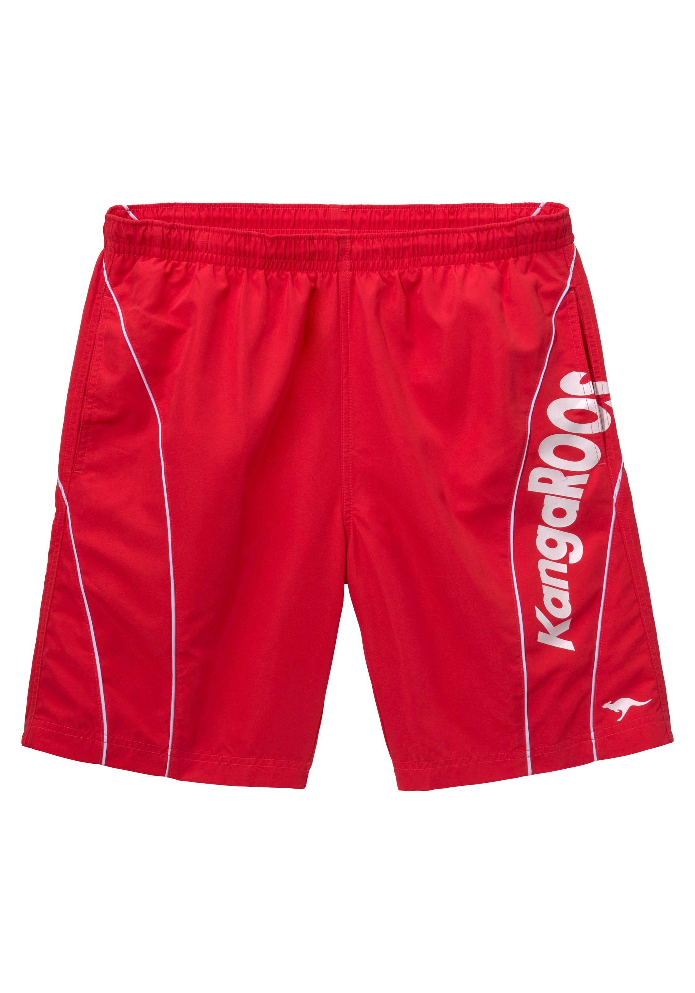 KangaROOS Badeshorts, mit Kangaroos Schriftzug