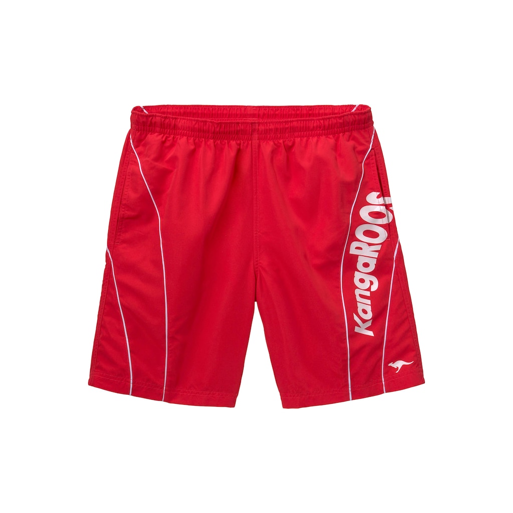 KangaROOS Badeshorts, mit Kangaroos Schriftzug