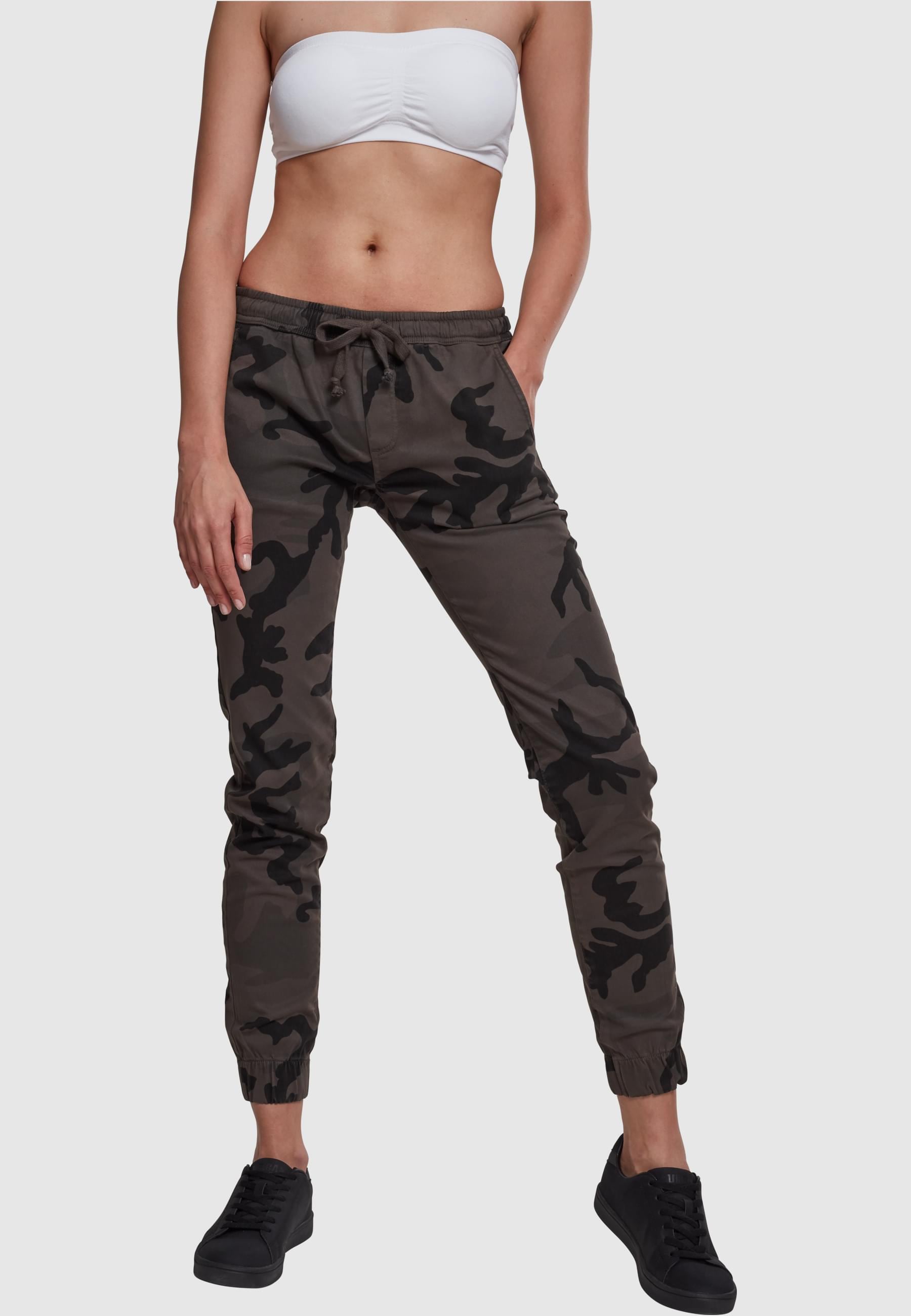 URBAN CLASSICS Cargohose »Urban Classics Damen Ladies Camo Jogging Pants«, (1 tlg.)