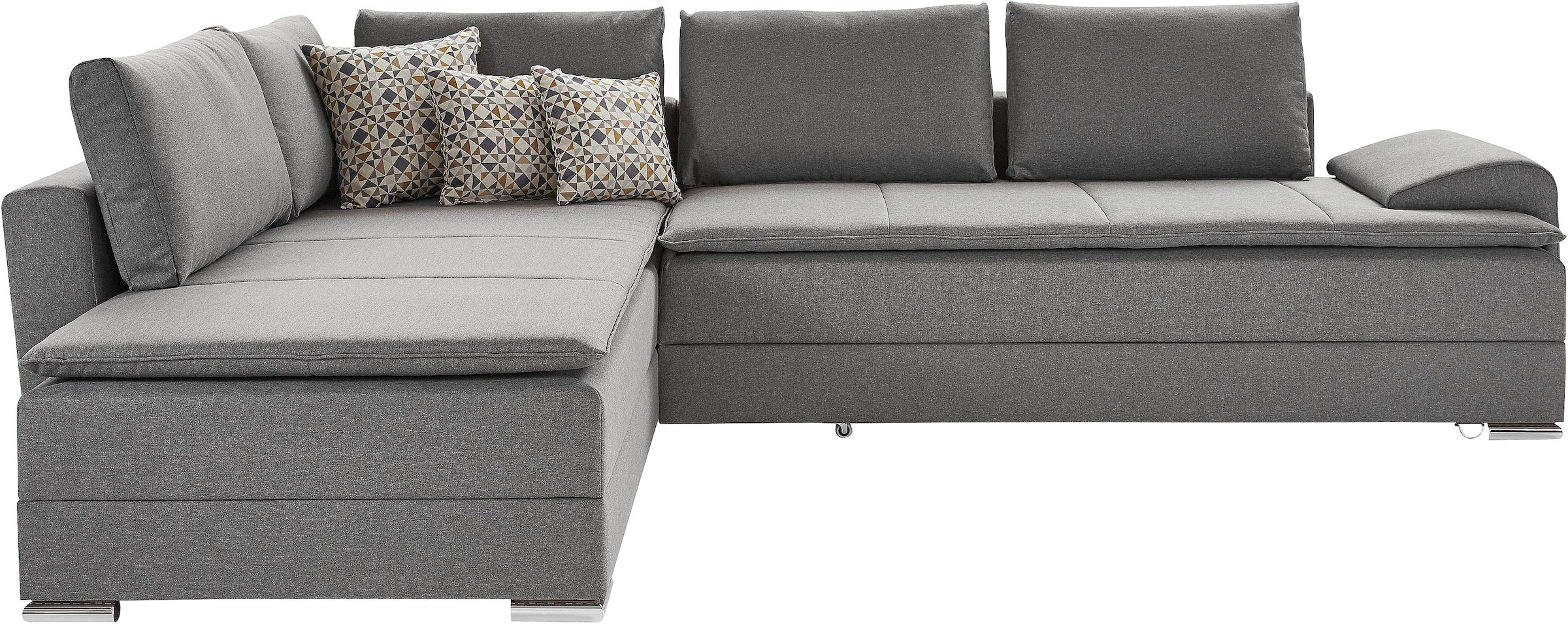INOSIGN Ecksofa "Boxspringbett Night & Day L-Form mit Dauer-Schlaffunktion günstig online kaufen