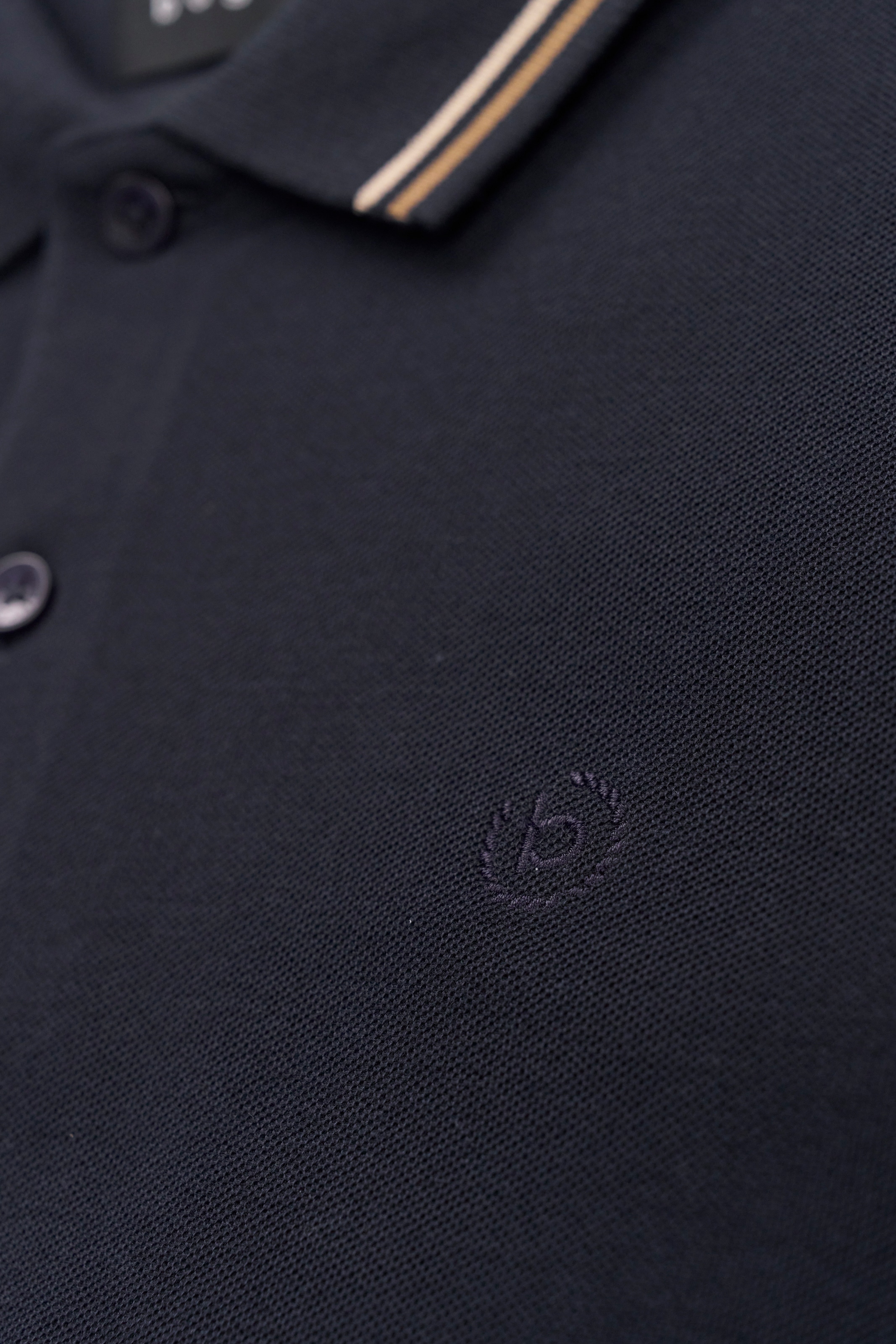 bugatti Poloshirt, mit Logostickerei