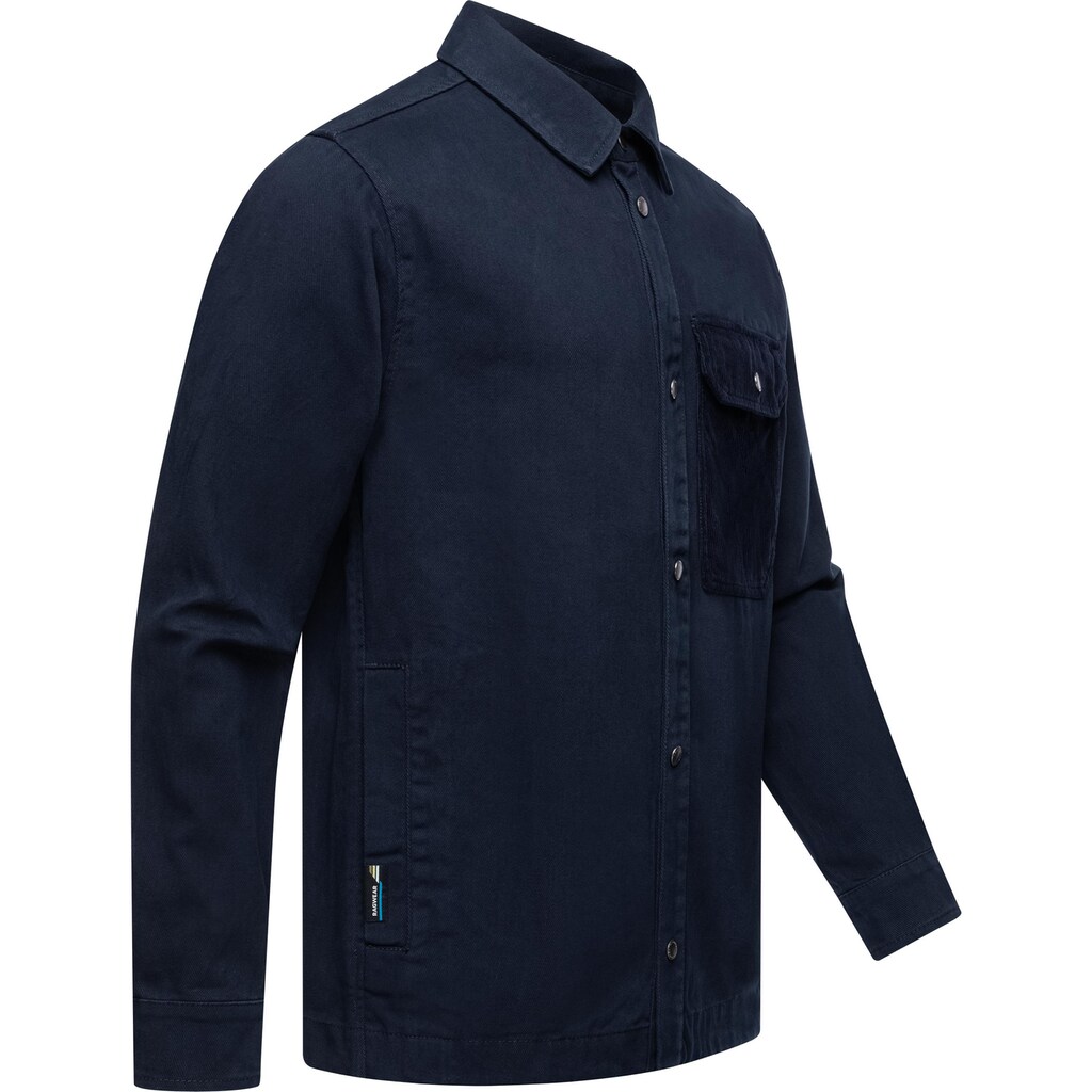 Ragwear Outdoorhemd »Garwend«, Stylisches Herren Holzfällerhemd mit Brusttasche