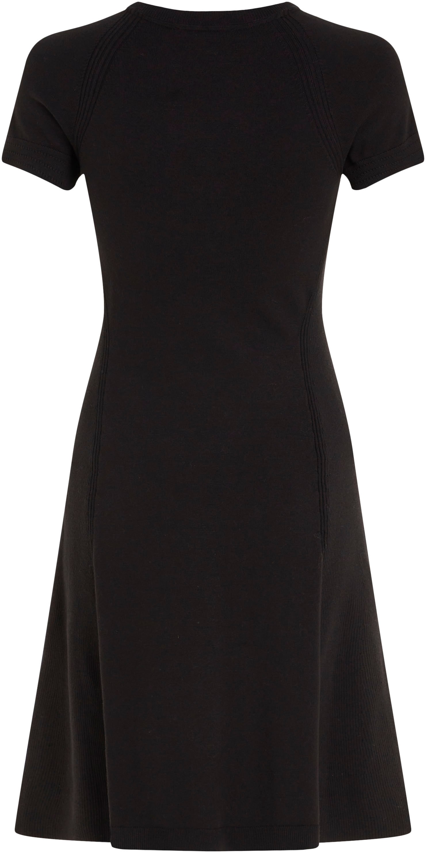 Tommy Hilfiger Jerseykleid »CO JERSEY STITCH F&F DRESS«, mit Logostickerei auf der Brust