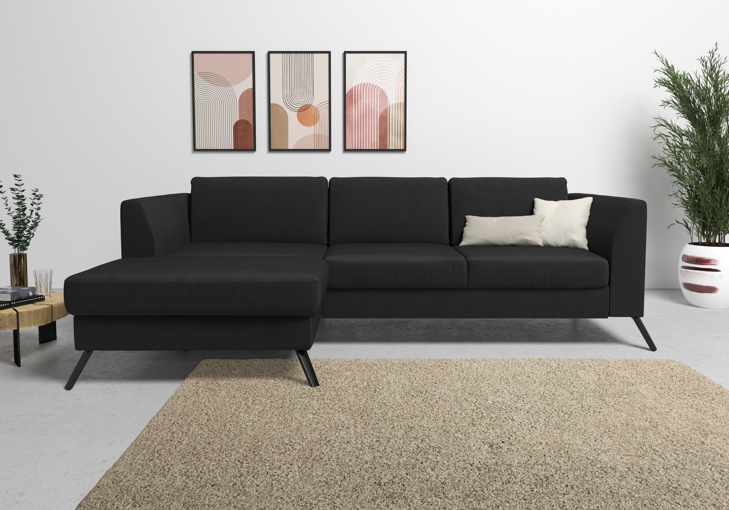 sit&more Ecksofa "Olsen L-Form", inklusive Sitztiefenverstellung, wahlweise günstig online kaufen