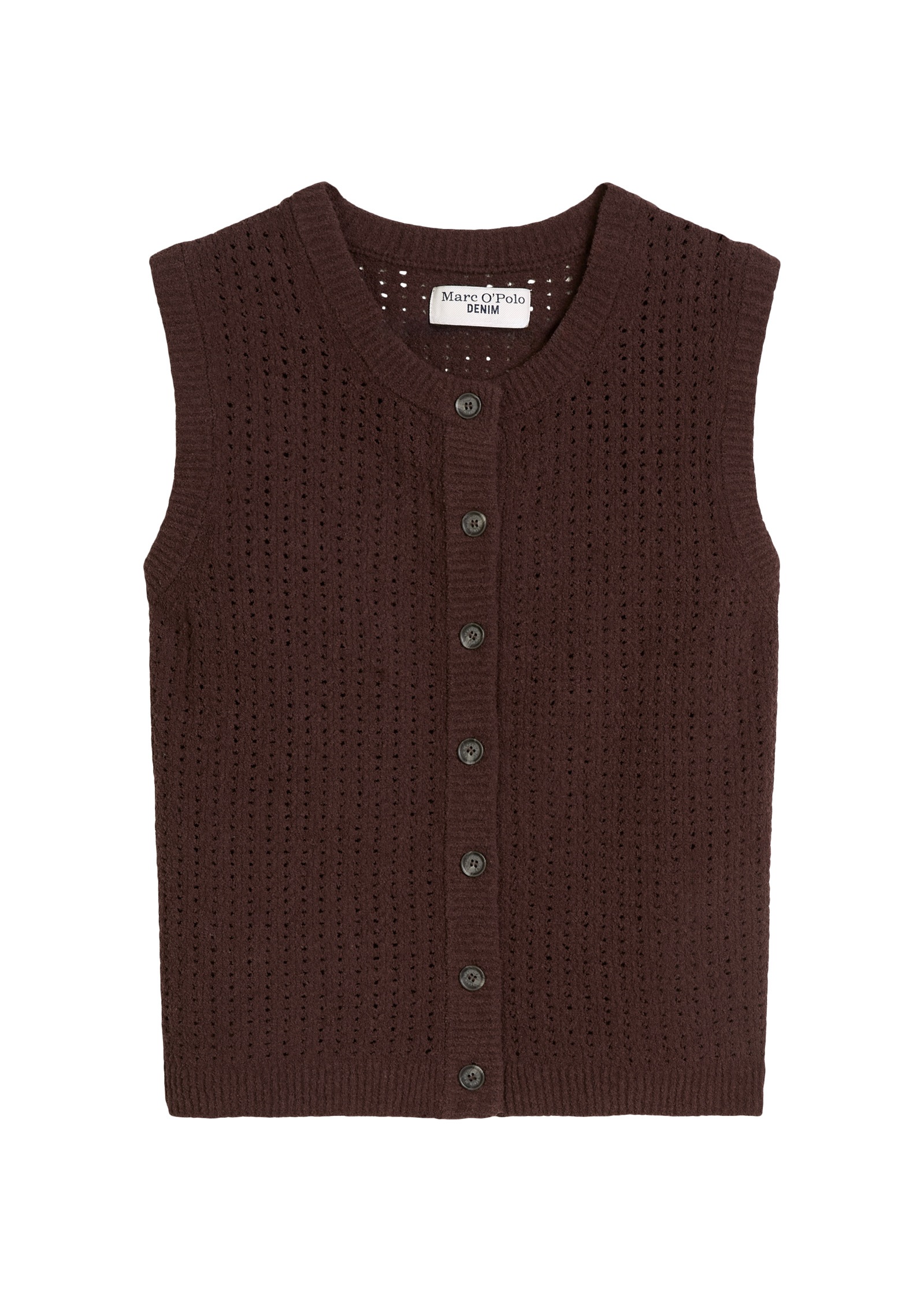 Marc O'Polo DENIM Strickweste »aus weichem Organic Cotton-Mix«