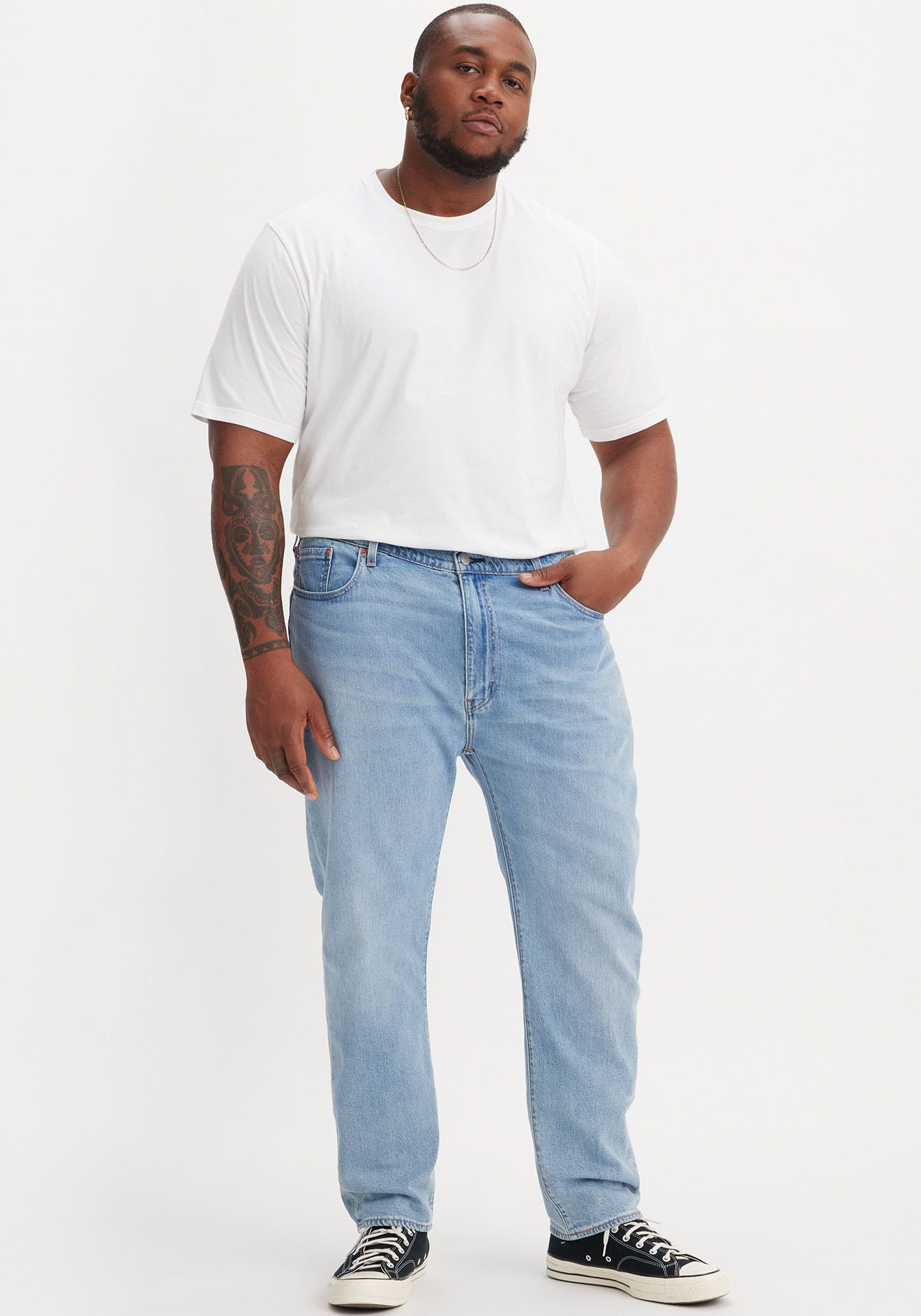 Levis Plus Tapered-fit-Jeans "512" in authentischer Waschung