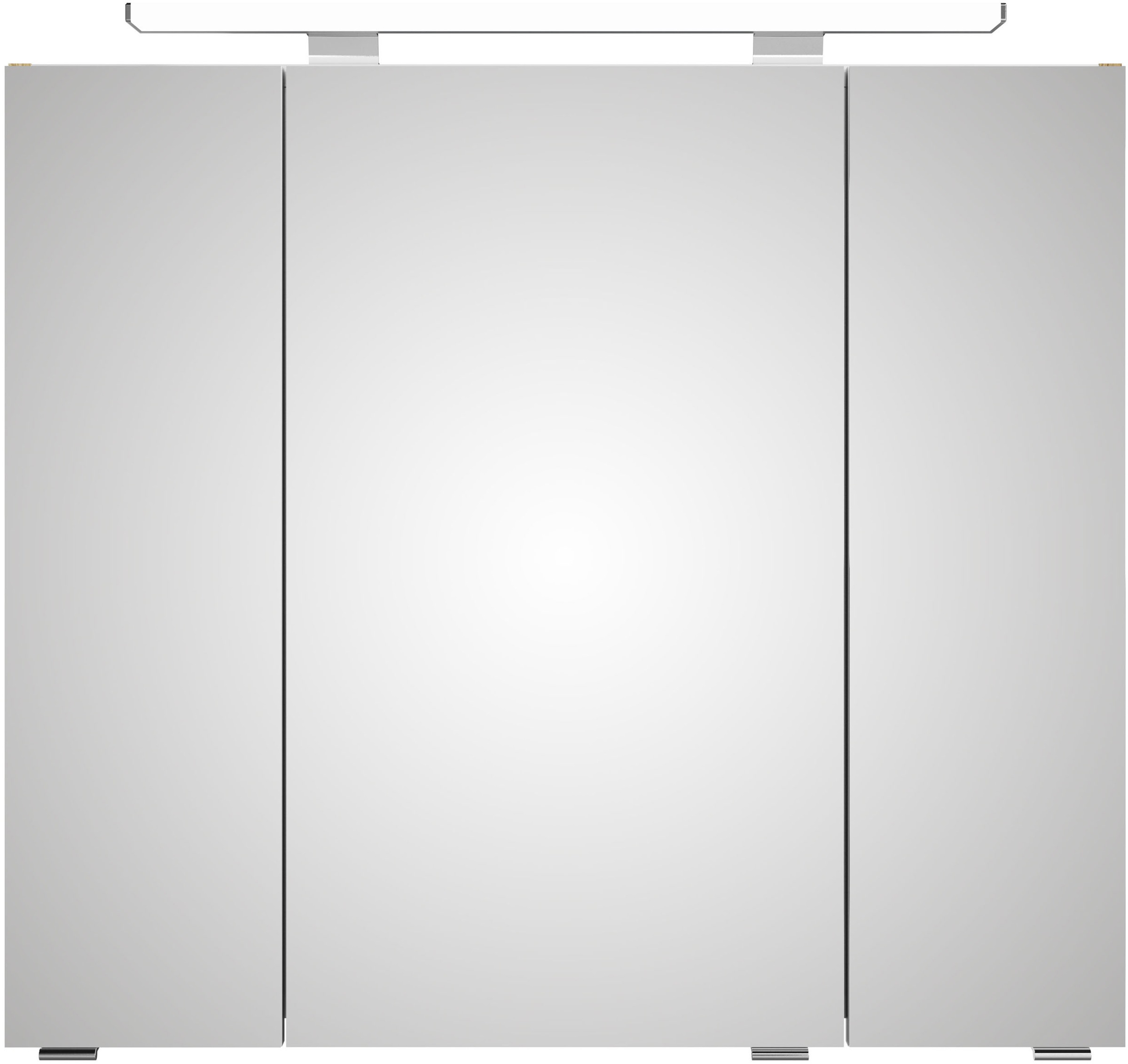 Saphir Badmöbel-Set »Serie 4010 4-teilig Keramik-Waschtisch mit LED-Spiegelschrank«, (Set), Badezimmer Set mit Unterschrank, Midischrank, inkl. Türdämpfer