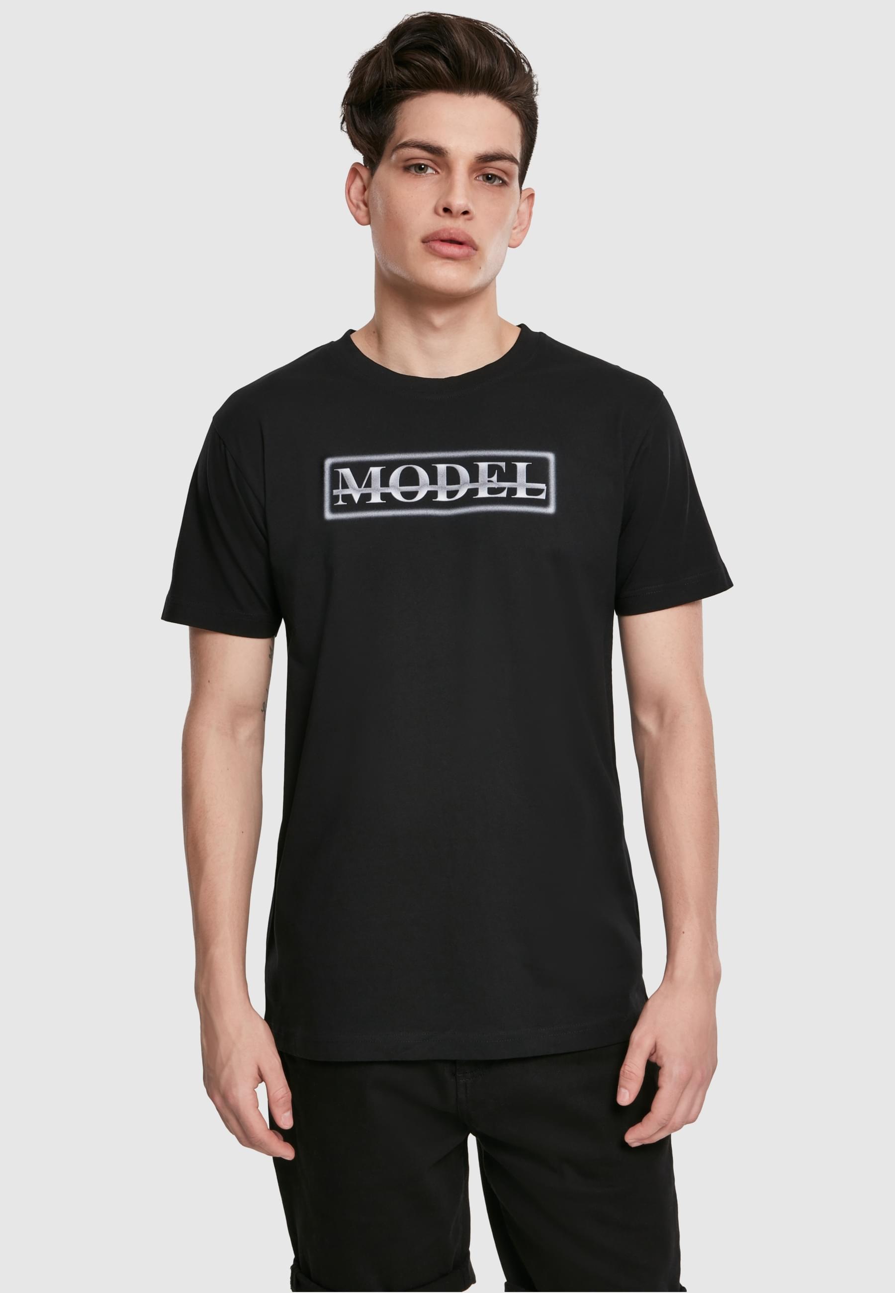 MisterTee T-Shirt »MisterTee Herren Model Tee«, (1 tlg.)