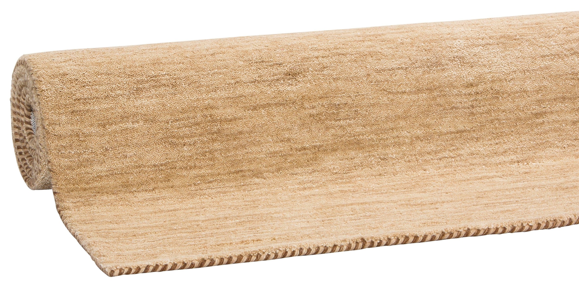 OTTO home Wollteppich »Tessa« rechteckig 15 mm Höhe reine Wolle, handgewebt, weiche Haptik, meliert, Gabbeh Optik