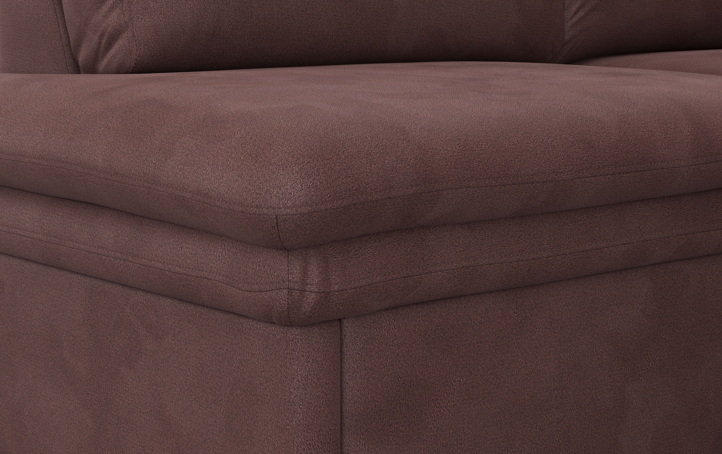 COTTA Ecksofa »Leandra L-Form«, wahlweise mit Bettfunktion & Bettkasten