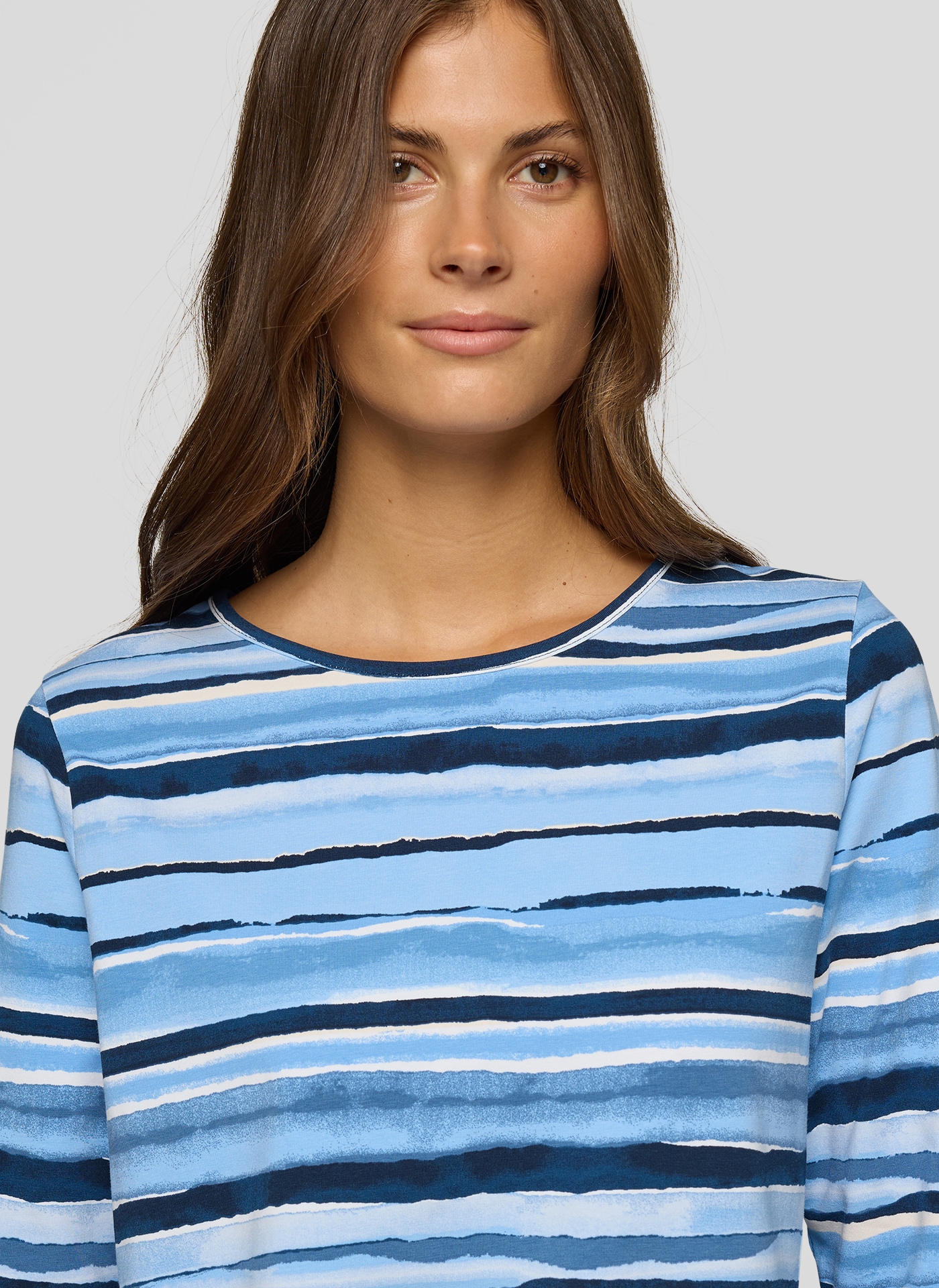 Rabe 3/4-Arm-Shirt, mit Streifen Muster