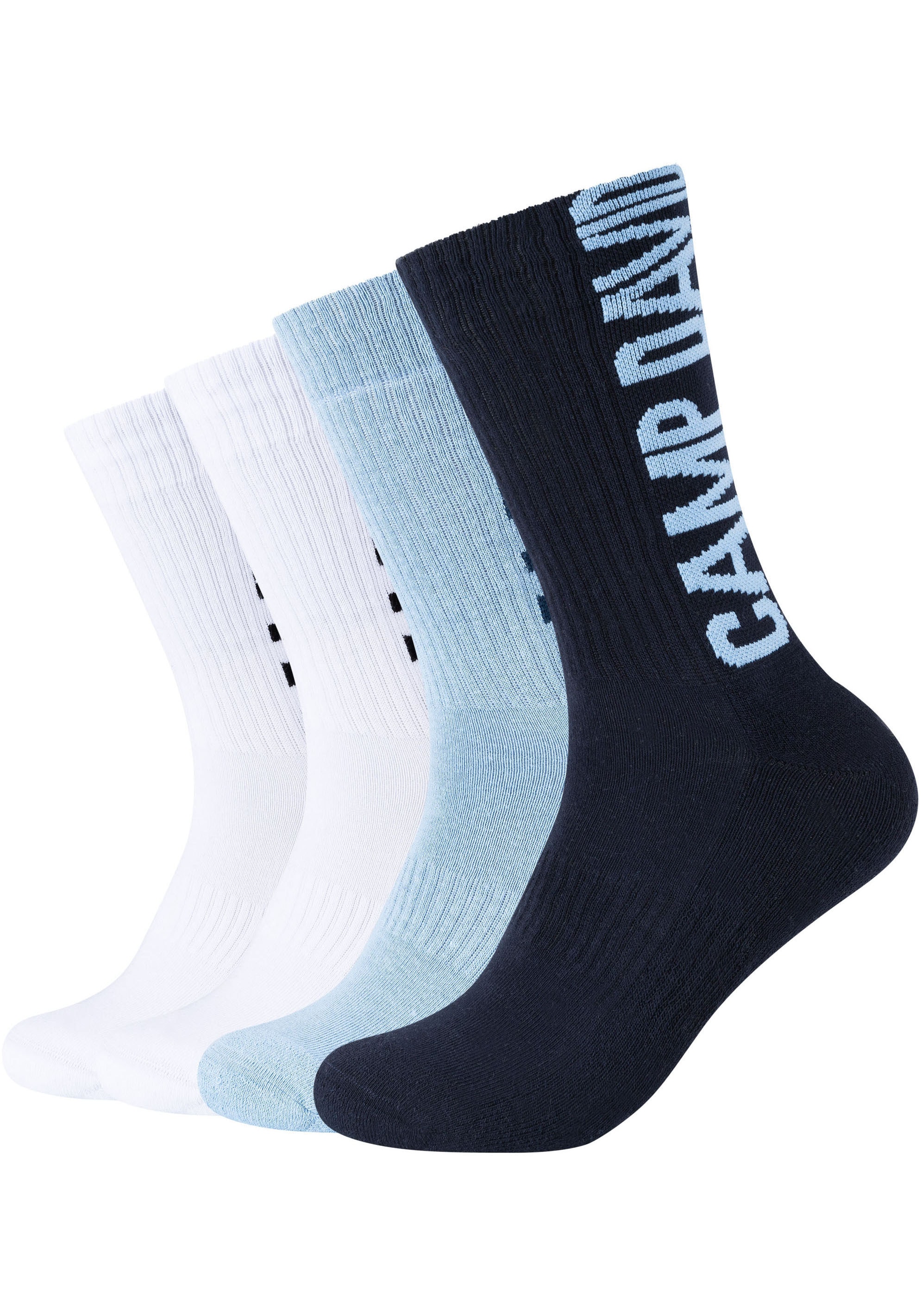 CAMP DAVID Socken "cushioned" 4 Stk. tlg. mit auffälligem Markenlogo-Design günstig online kaufen