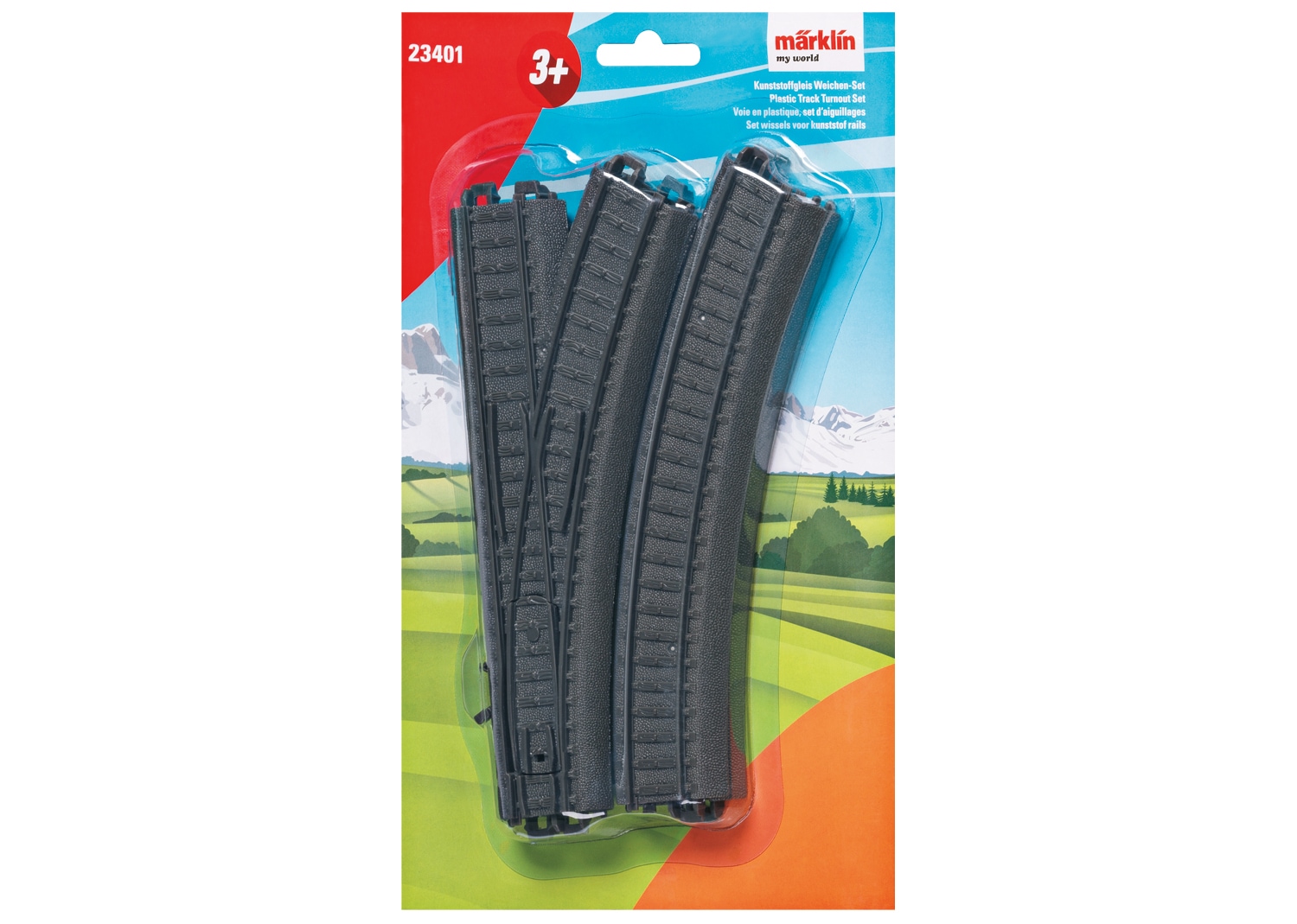 Märklin Gleise-Set »Märklin my world - Kunststoffgleis Weichen-Set - 23401« Made in Europe