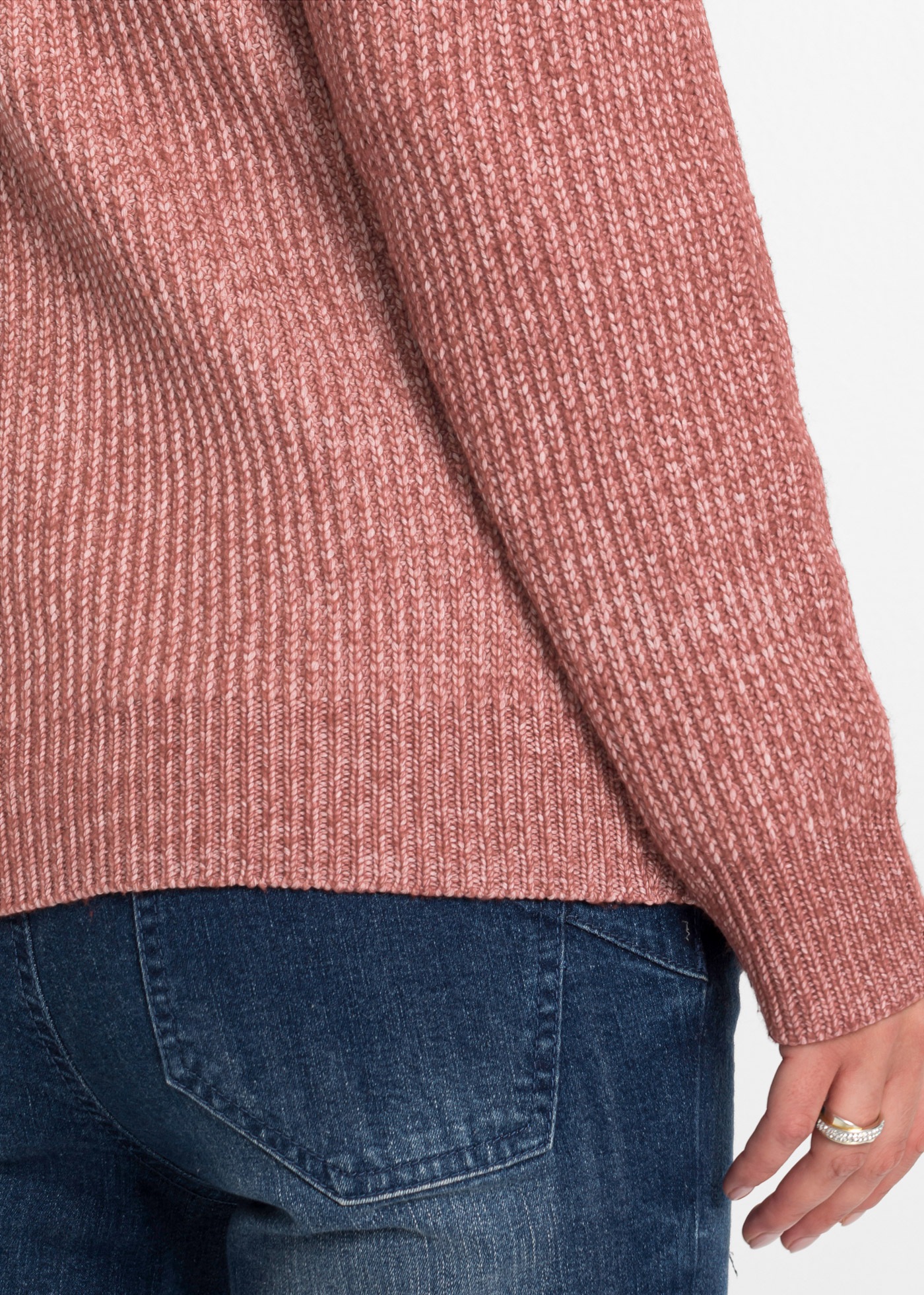 Thumbnail - bonprix Strickpullover "Pullover mit Knöpfen" aus Polyester, mit Knopfverzierung, Oversize-Passform
