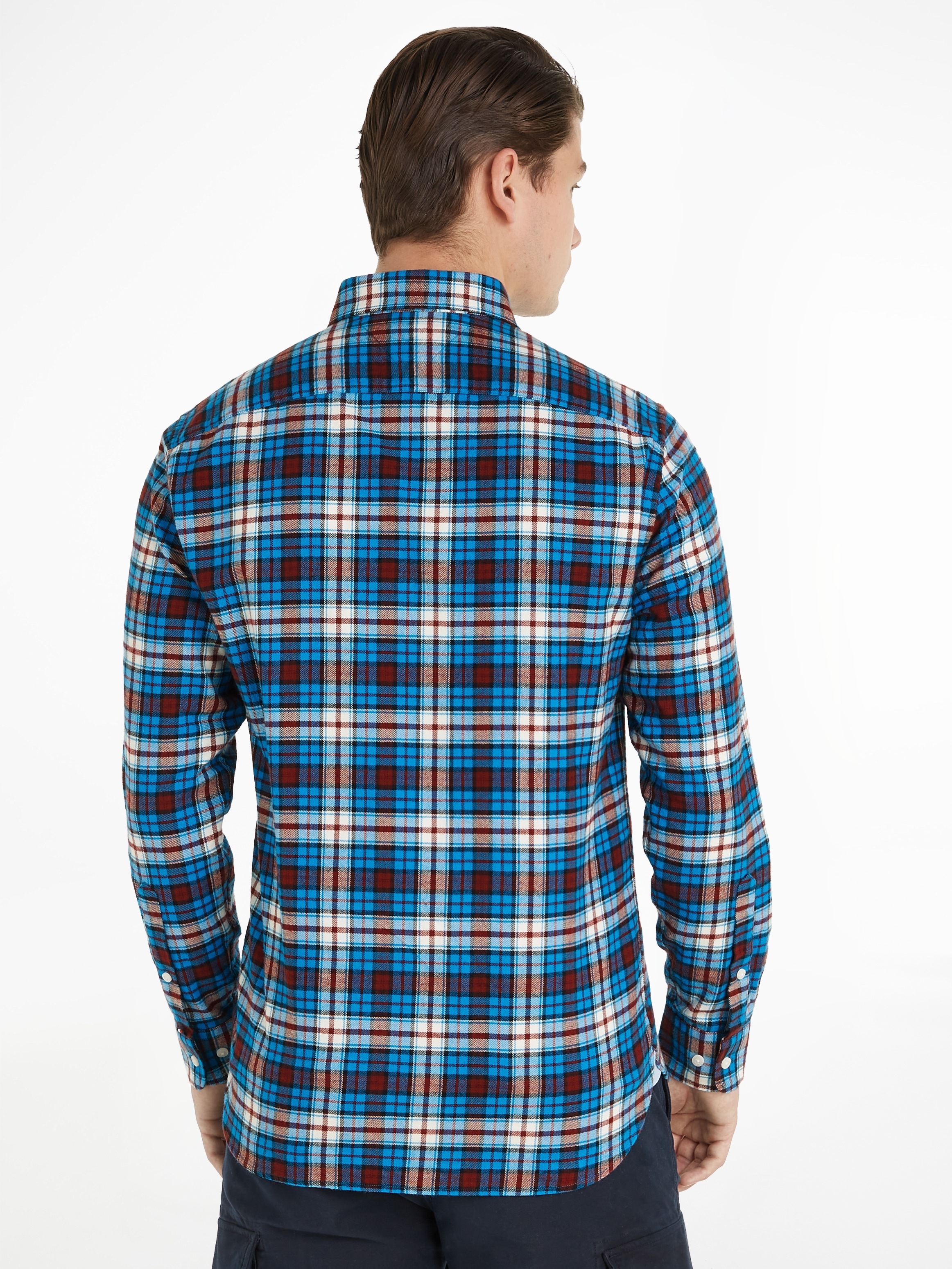 Tommy Hilfiger Karohemd "BRUSHED TOMMY TARTAN SMALL SHIRT" günstig online kaufen