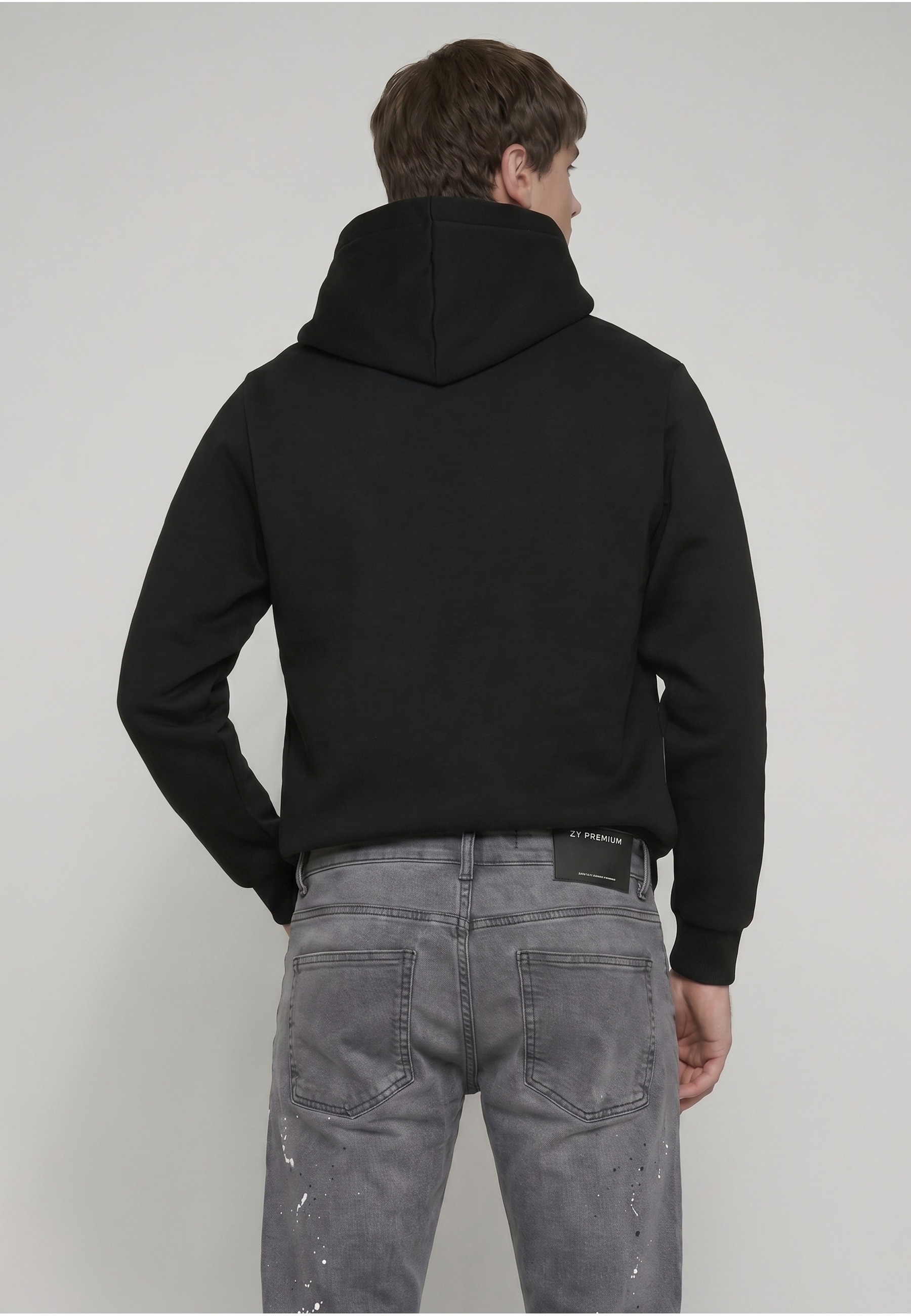 2Y Premium Rundhalspullover »2Y Premium Oblivion Slim Fit Hoodie« 1