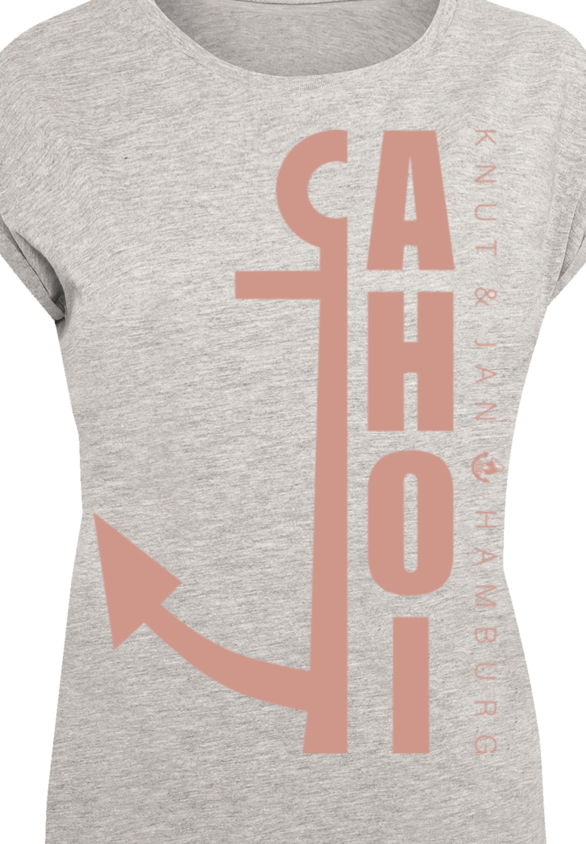 F4NT4STIC T-Shirt »PLUS SIZE Ahoi Anker«, Print