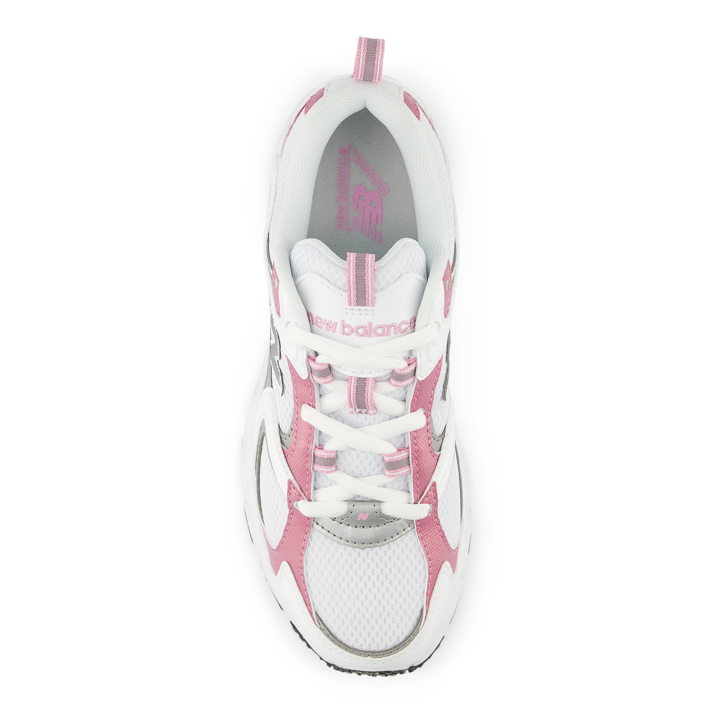 New Balance 408 Sneaker White/Silver Metallic 43 3