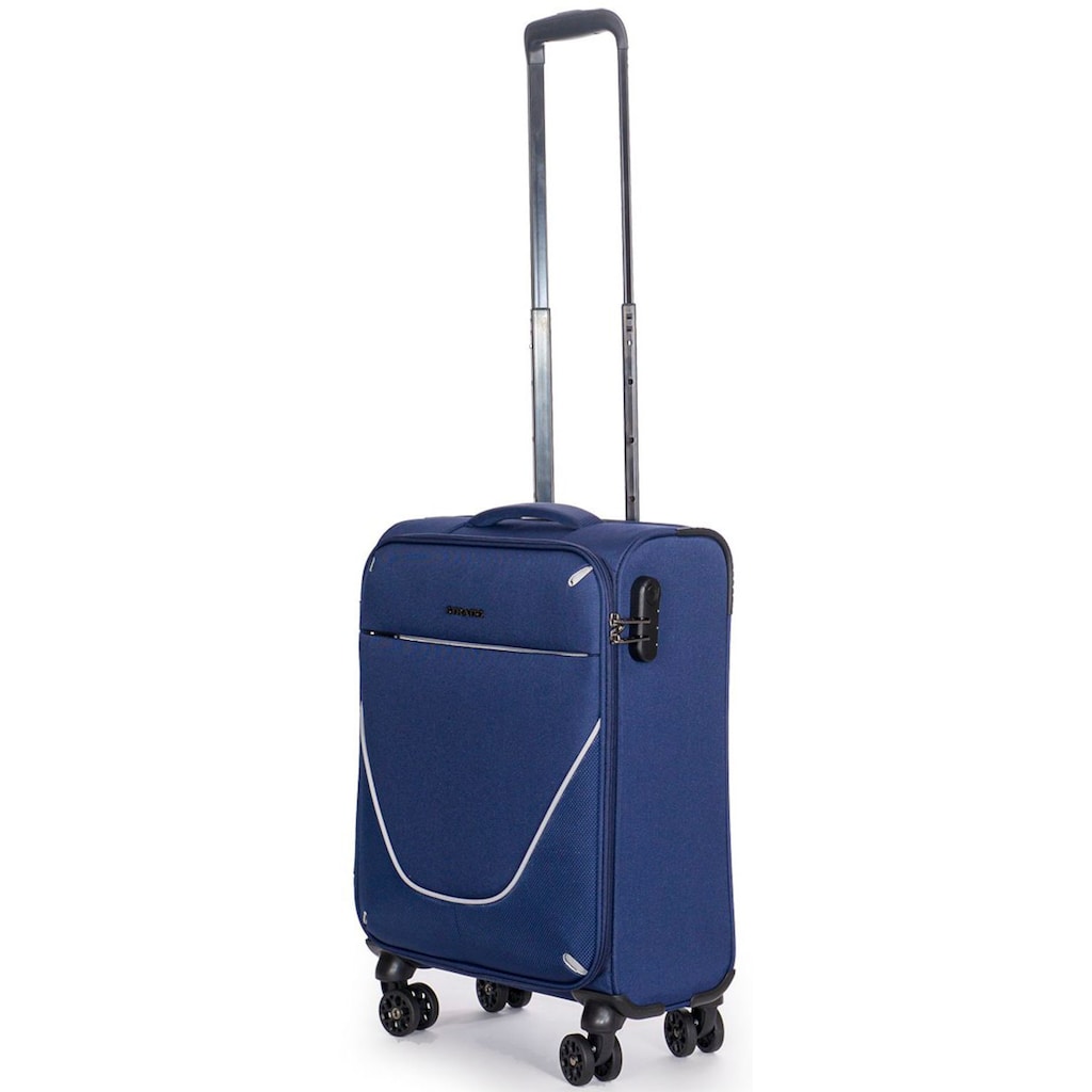 Stratic Weichgepäck-Trolley »Strong S, navy«, 4 Rollen