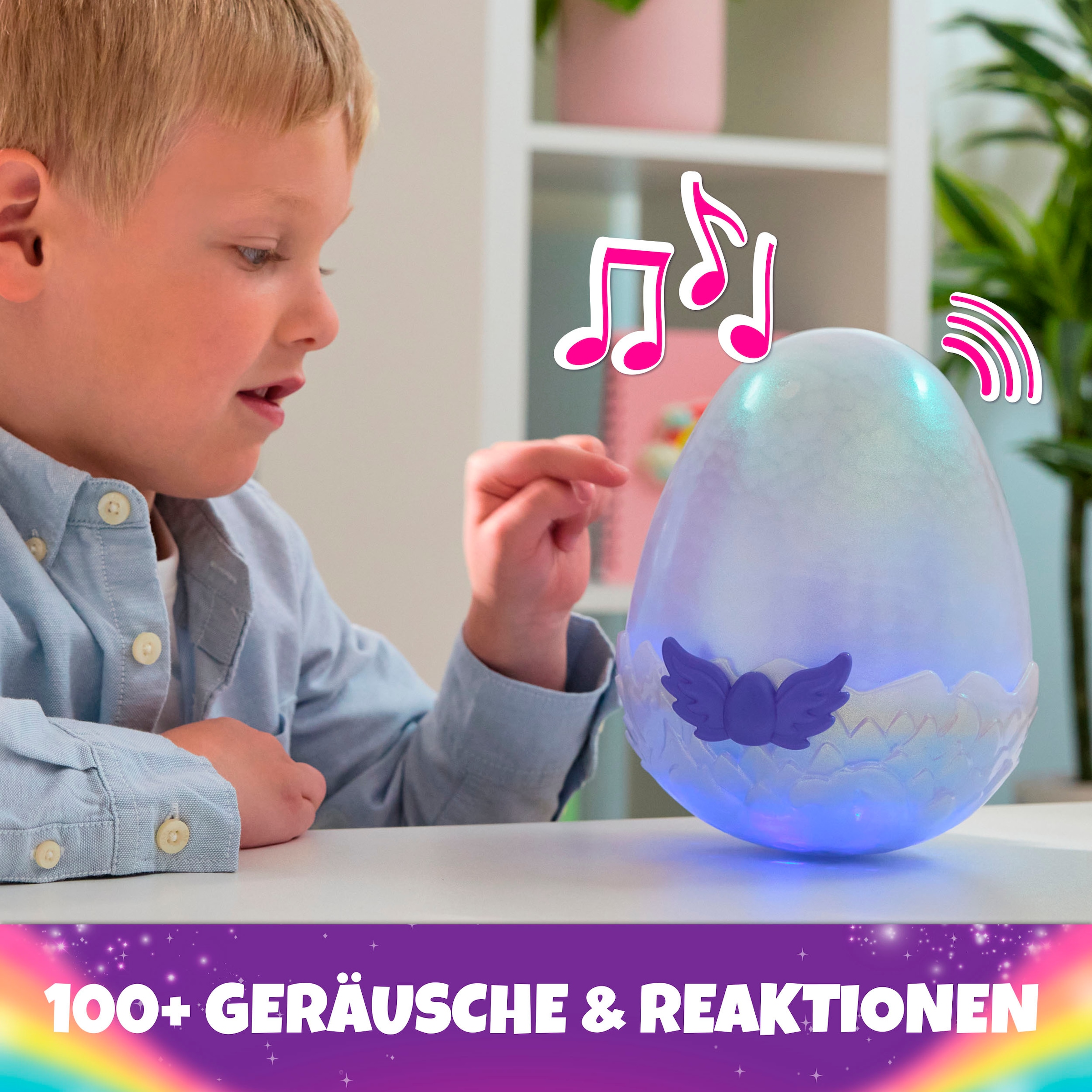 Spin Master Spielfigur »Hatchimals Big Egg - Secret Hatch Draggle«, mit Licht und Sound