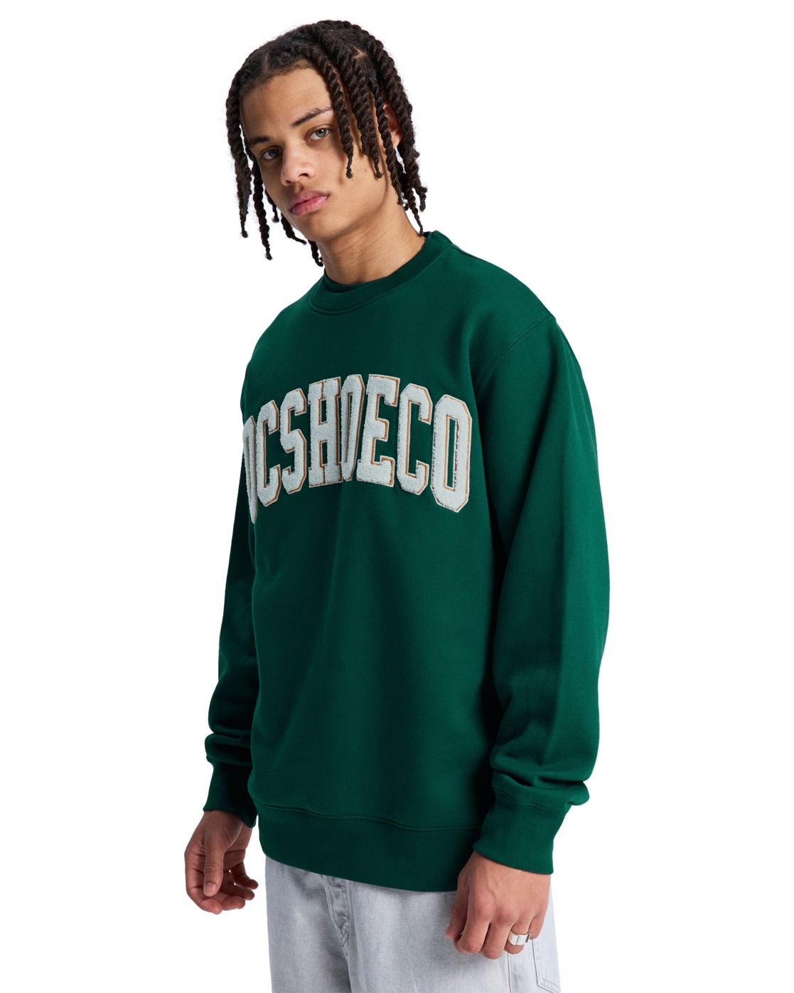 DC Shoes Varsity Sweatshirt Green XL 2