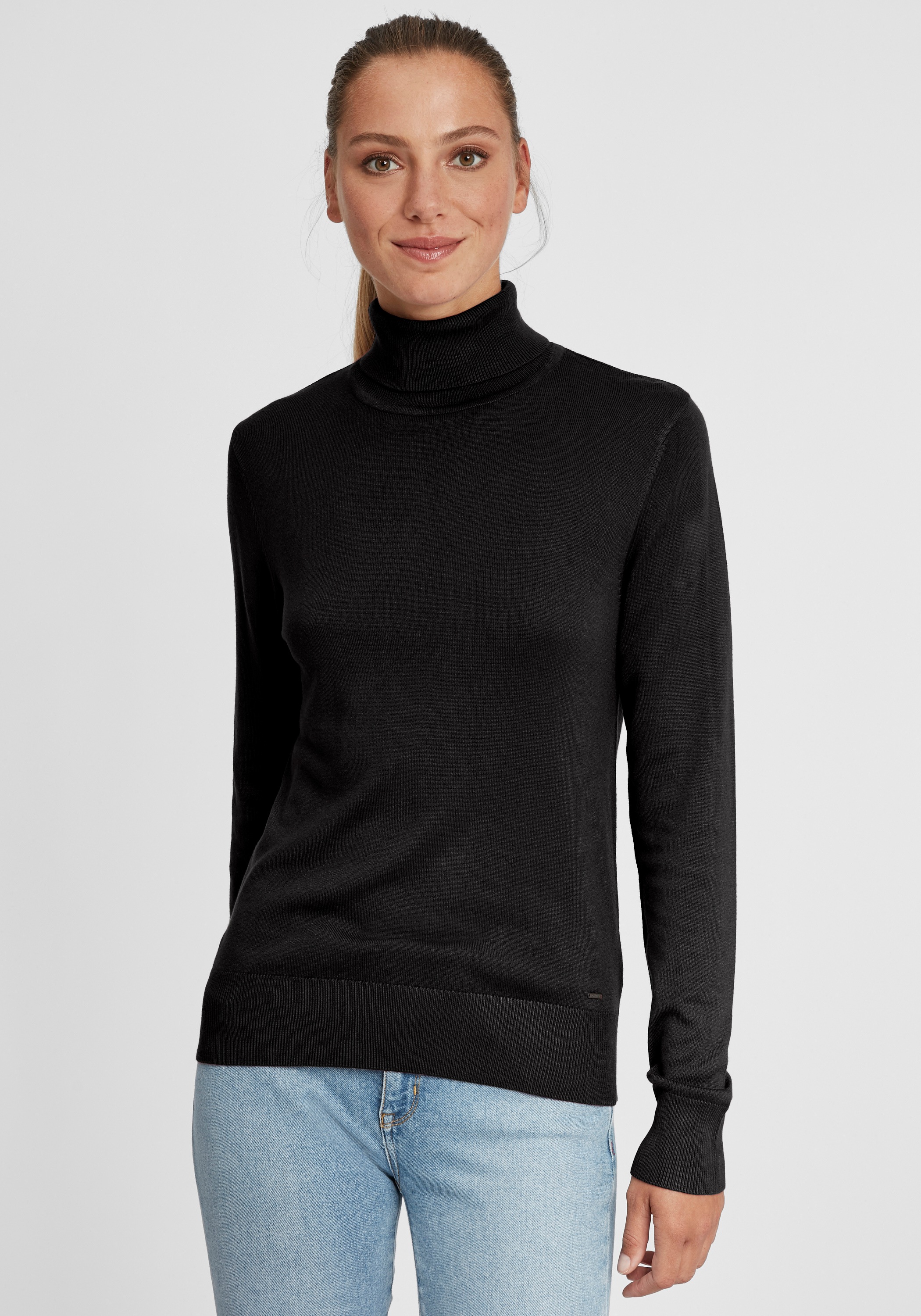 Schwarze Rollkragenpullover Fur Den Winter Bestellen Baur