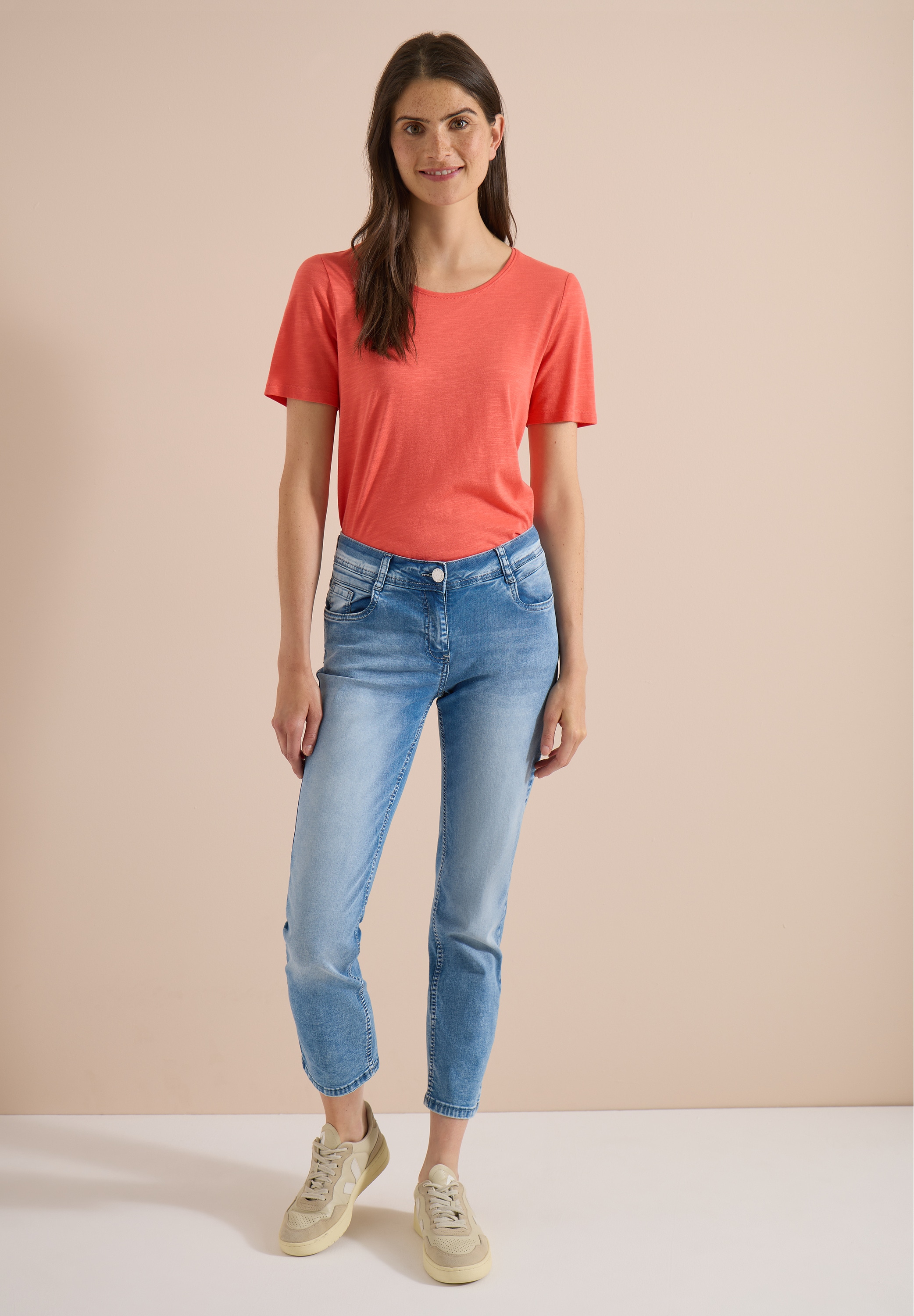 Cecil Comfort-fit-Jeans Middle Waist