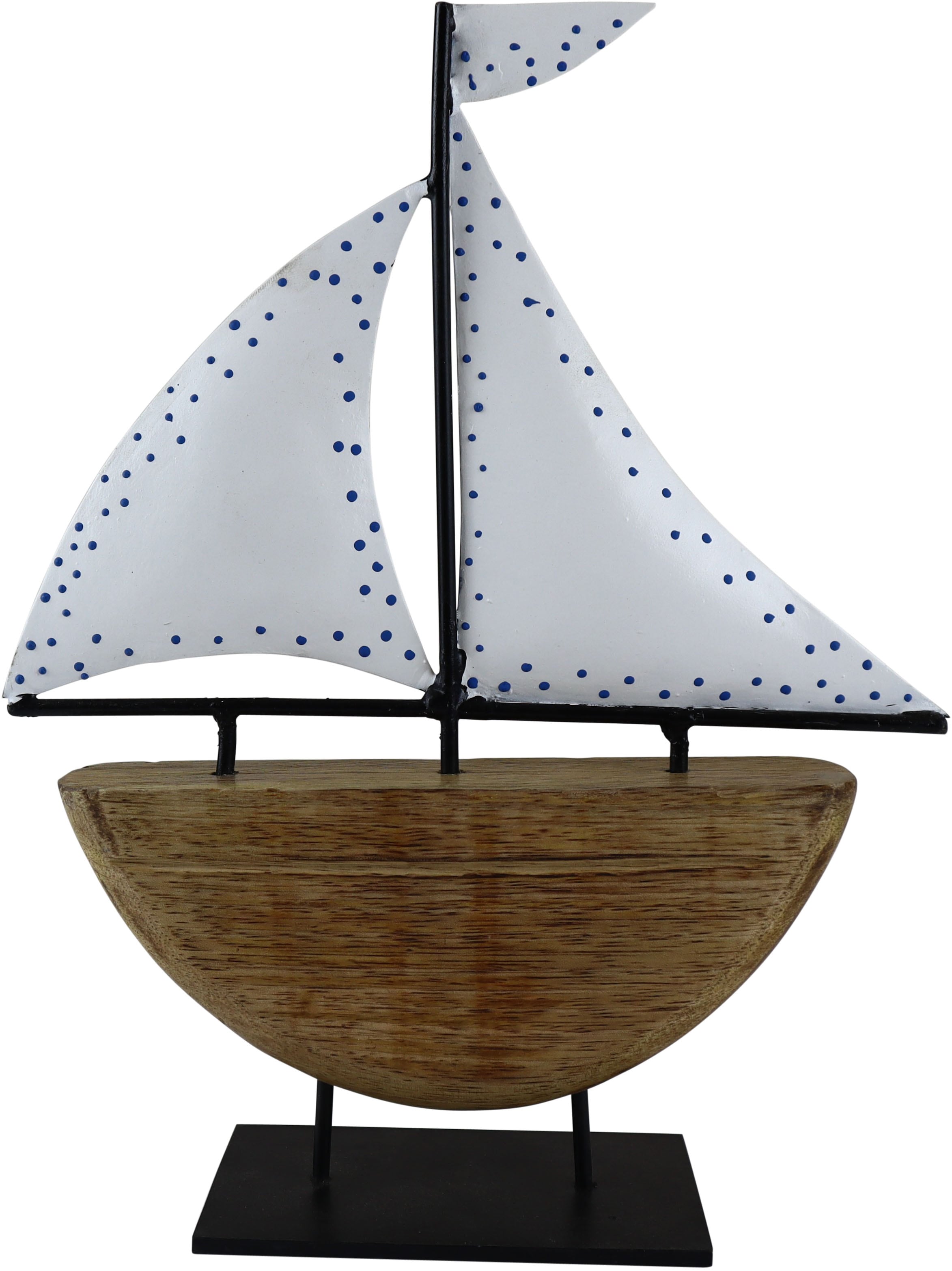 AM Design Dekofigur "Schiff aus Mangoholz und Metall", Osterdekoration in z günstig online kaufen