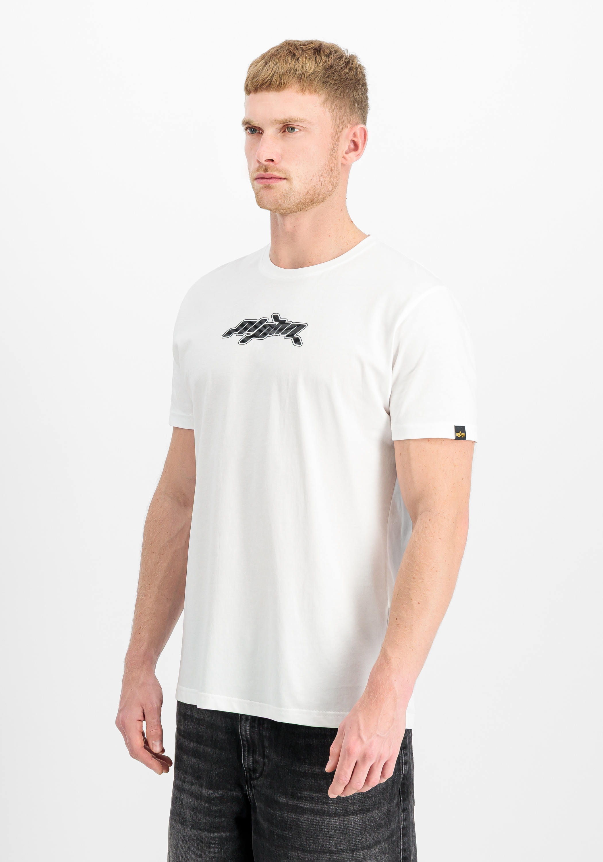 Alpha Industries "3D Wavy Backprint T-Shirt"