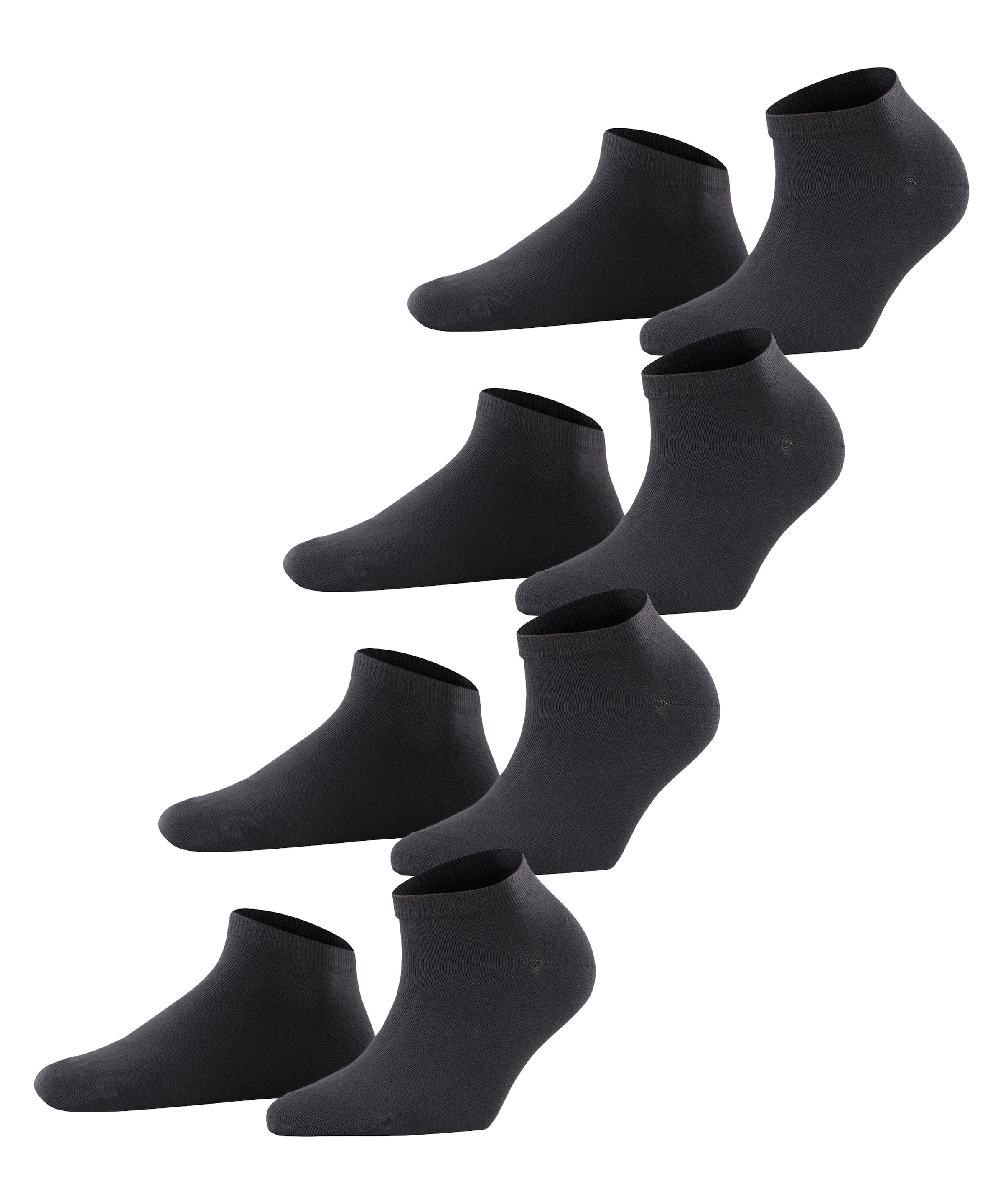 Esprit Sneakersocken »Solid« Einheitsgröße 36-41, geripptes Bündchen, unifarben, Basic Vorteilspack