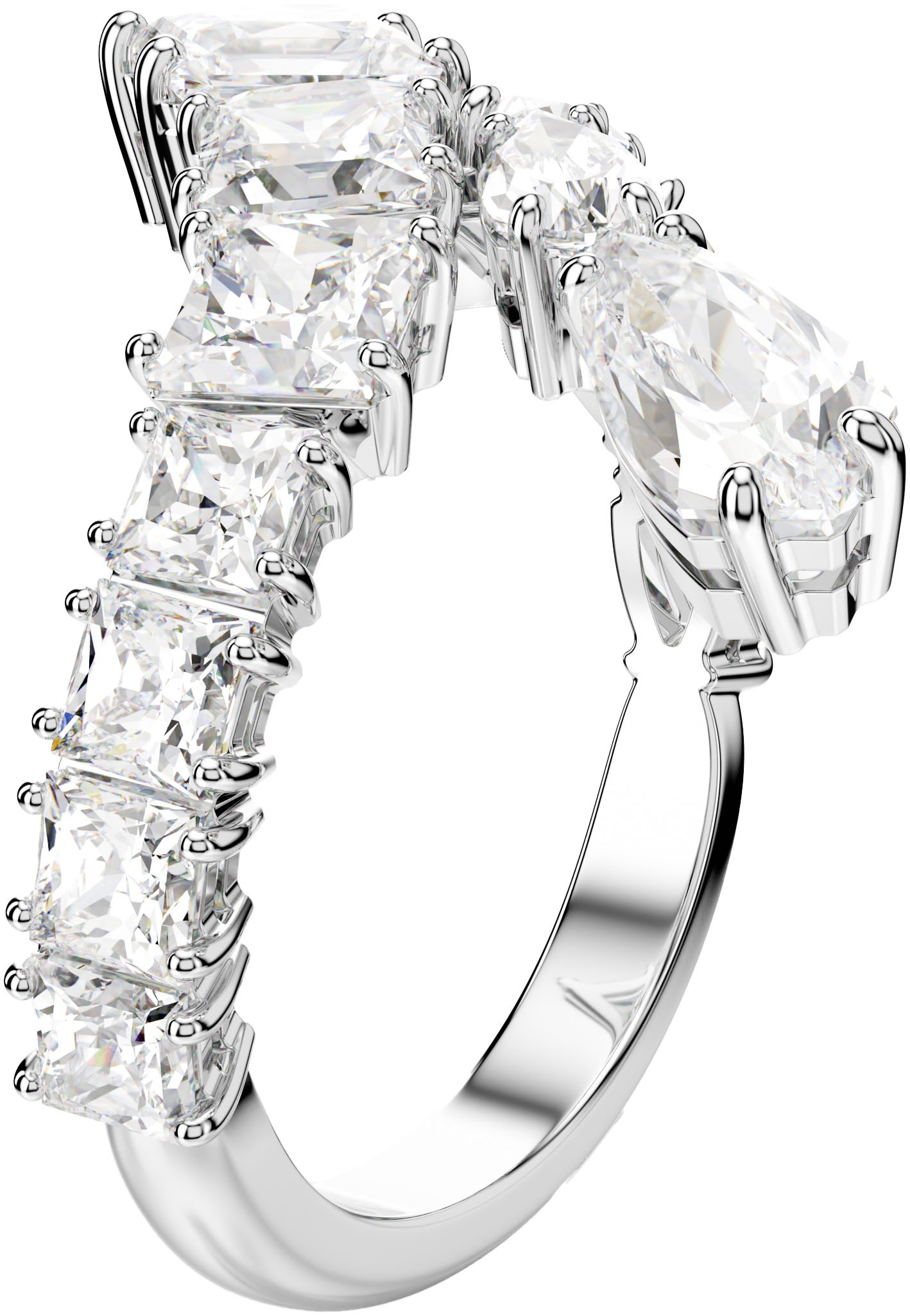 Swarovski Fingerring »Schmuck Geschenk Matrix Ring«, mit Swarovski® Zirkonia (synth.)