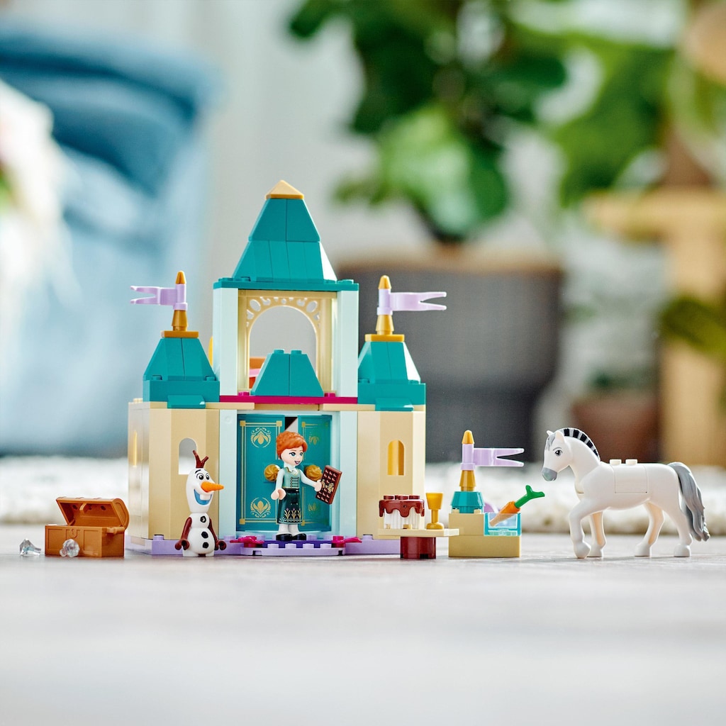 LEGO® Konstruktionsspielsteine »Annas und Olafs Spielspaß im Schloss (43204), LEGO® Disney Princess«, (108 St.), Made in Europe