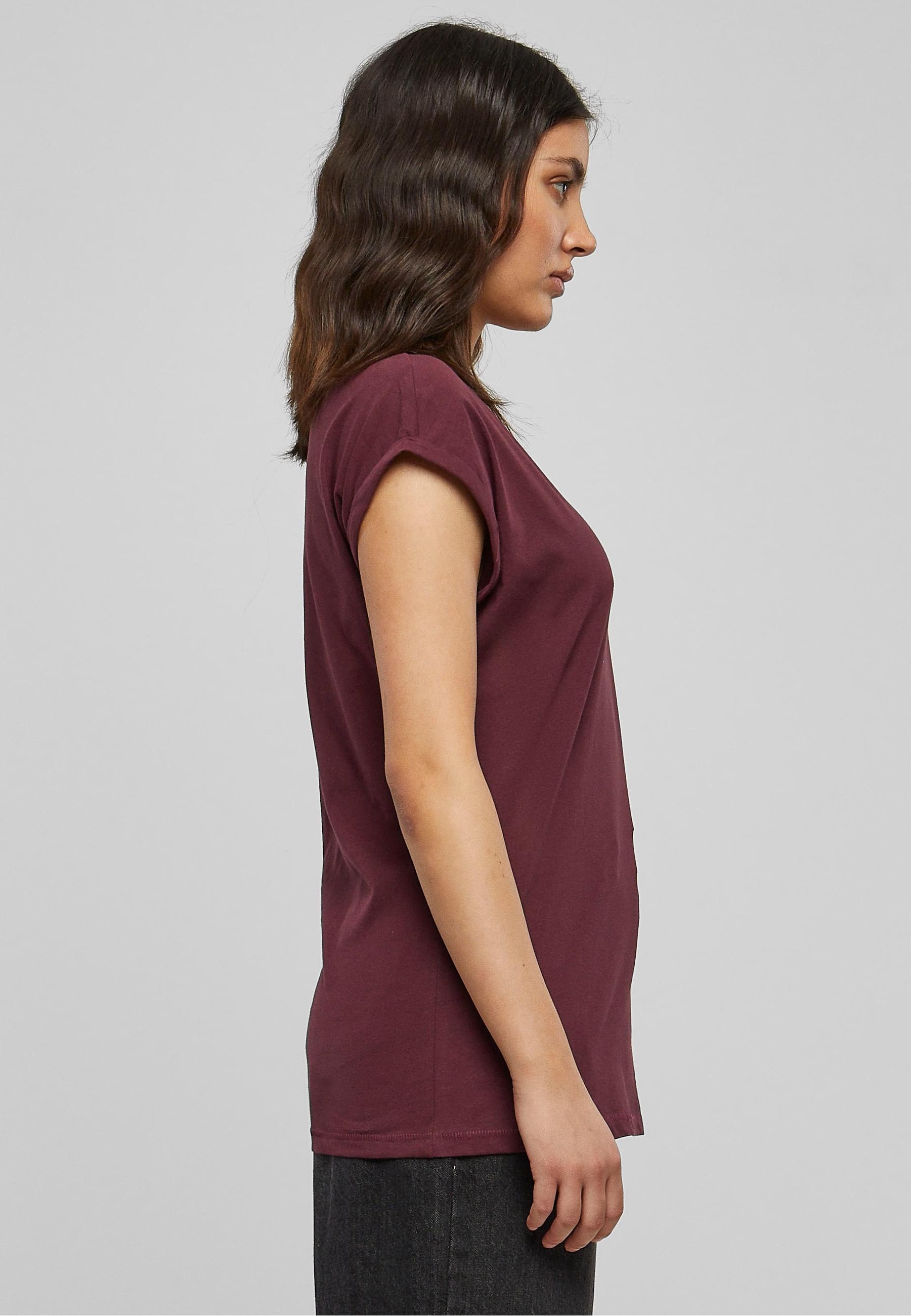 URBAN CLASSICS Kurzarmshirt »Urban Classics Damen Ladies Extended Shoulder Tee«, (1 tlg.)