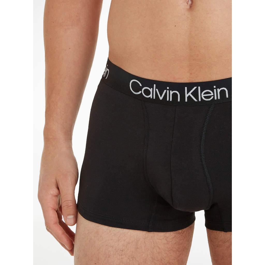 Calvin Klein Underwear Trunk, (Packung, 3 St.), mit Logoschriftzug auf dem Bund