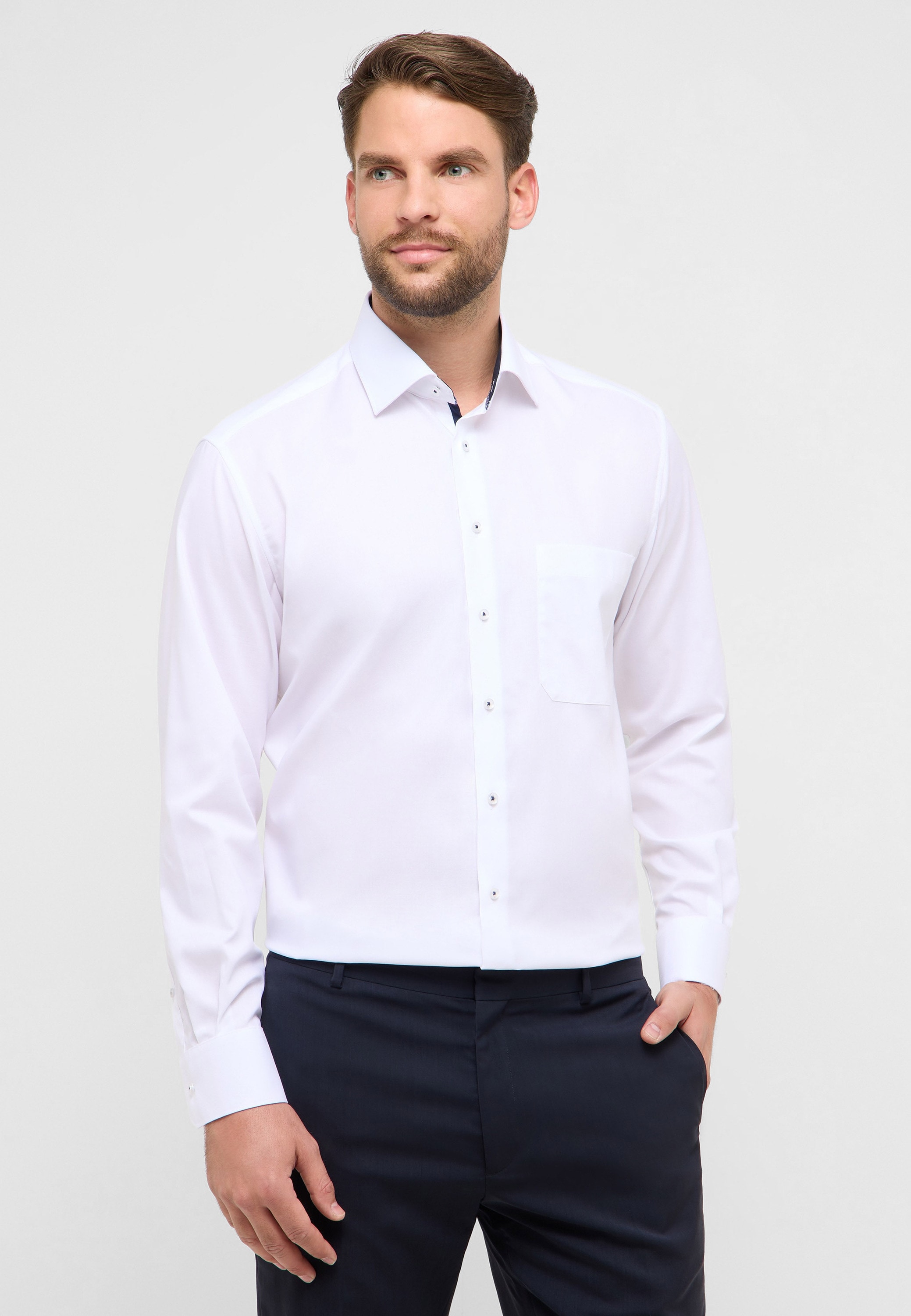 Eterna Langarmhemd "COMFORT FIT" NON IRON (bügelfrei) günstig online kaufen