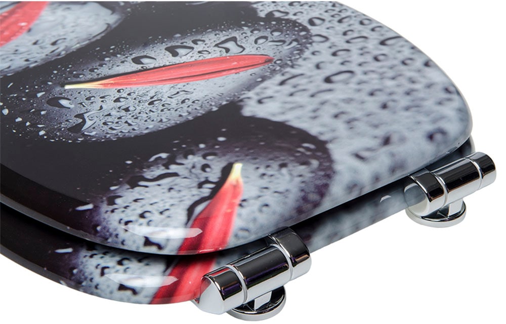 Sanilo Badaccessoire-Set »Elegance« bestehend aus WC-Sitz, Badteppich, Stöpsel, Seifenspender, WC-Bürste