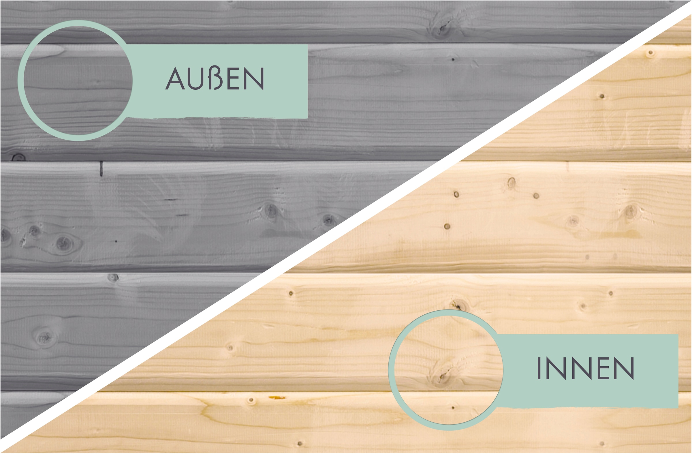 Karibu Gartenhaus »"Jupiter D"«, wassergrau/anthrazit