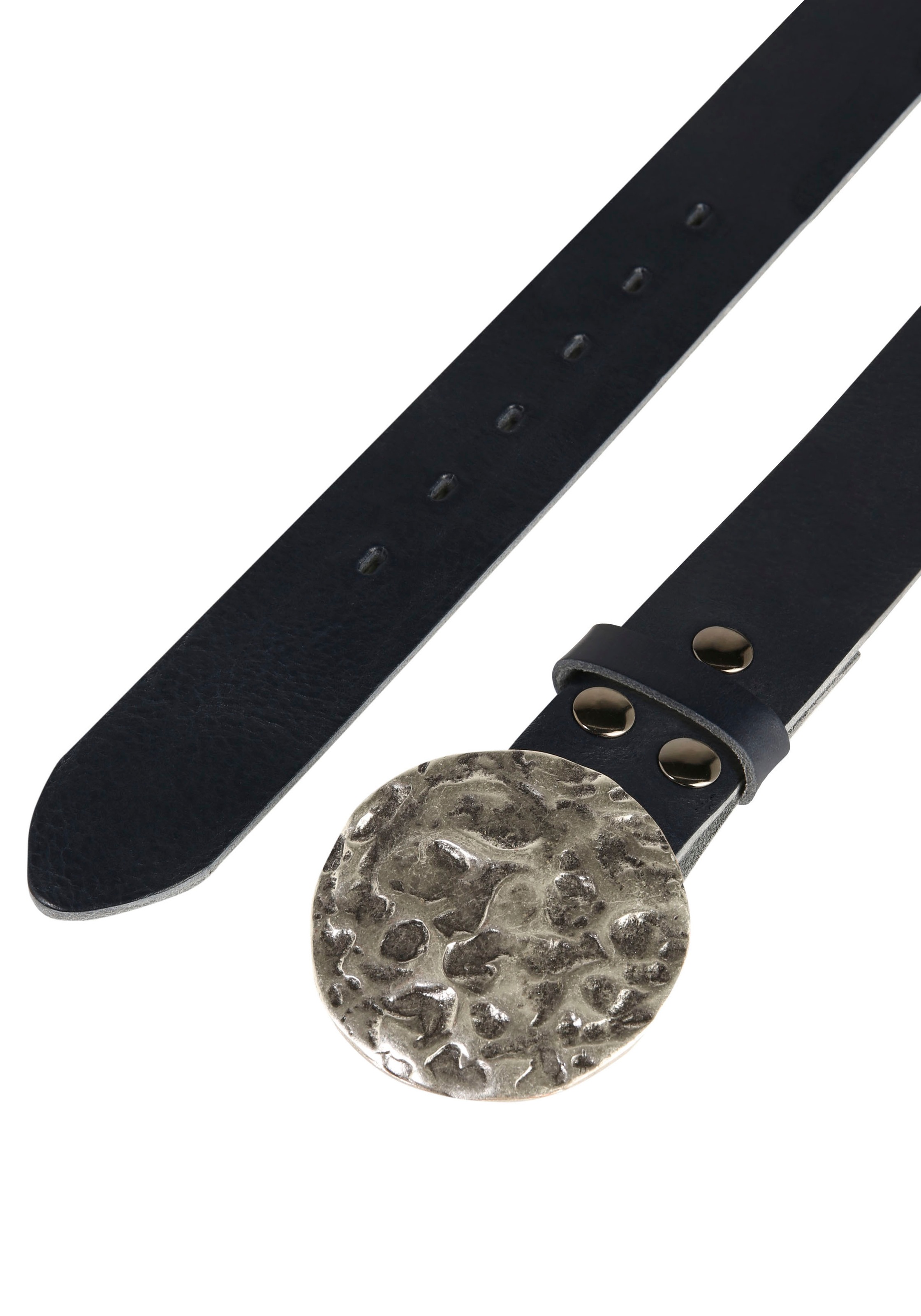 Rettungsring Gürtel Ledergürtel mit austauschbarer Schließe "Vollmond Silbe günstig online kaufen