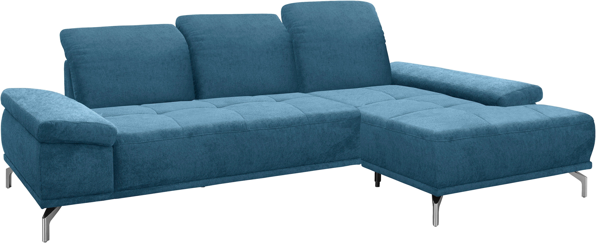 Places of Style Ecksofa »Caluna«, Inkl.Sitztiefenverstellung, wahlweise mit Kopf- und Armteilverstellung