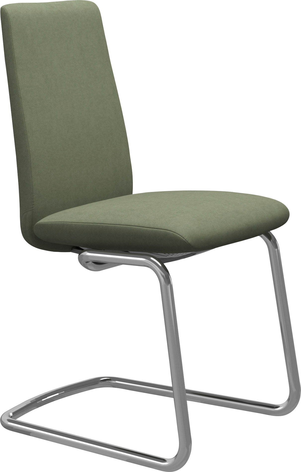 Stressless Polsterstuhl "Laurel", Microfaser DINAMICA, Low Back, Größe M, mit Beinen aus Stahl in Chrom glänzend