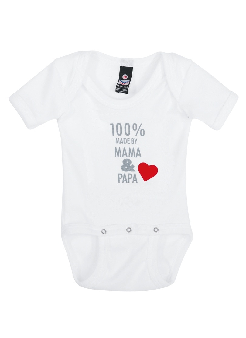Trigema T-Shirt »TRIGEMA Baby-Body Feinripp«, (1 tlg.)