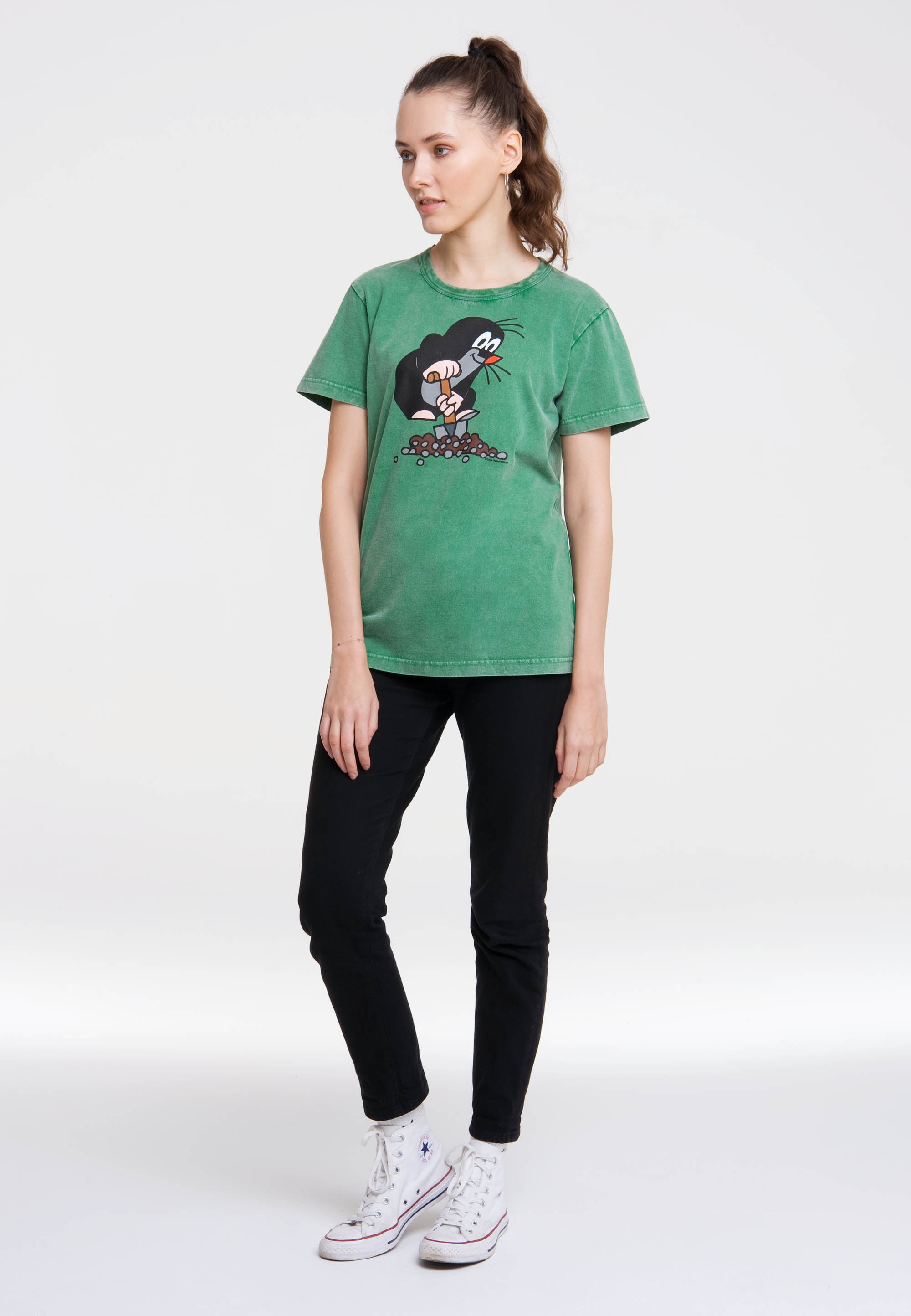 Maulwurf«, lizenziertem T-Shirt »Der mit kleine für LOGOSHIRT Print | bestellen BAUR