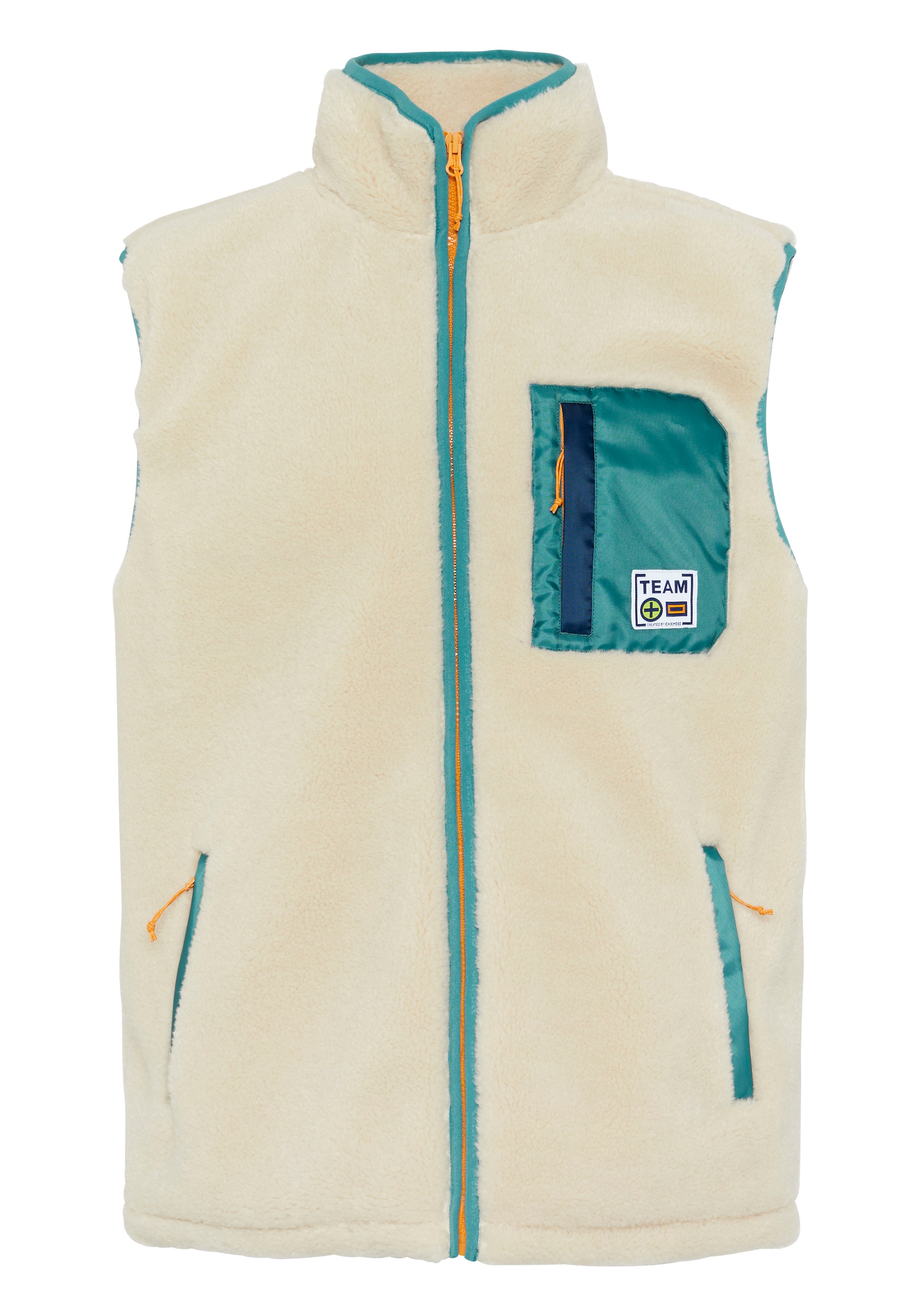 Chiemsee Fleeceweste - aus kuscheligem Sherpa-Fleece
