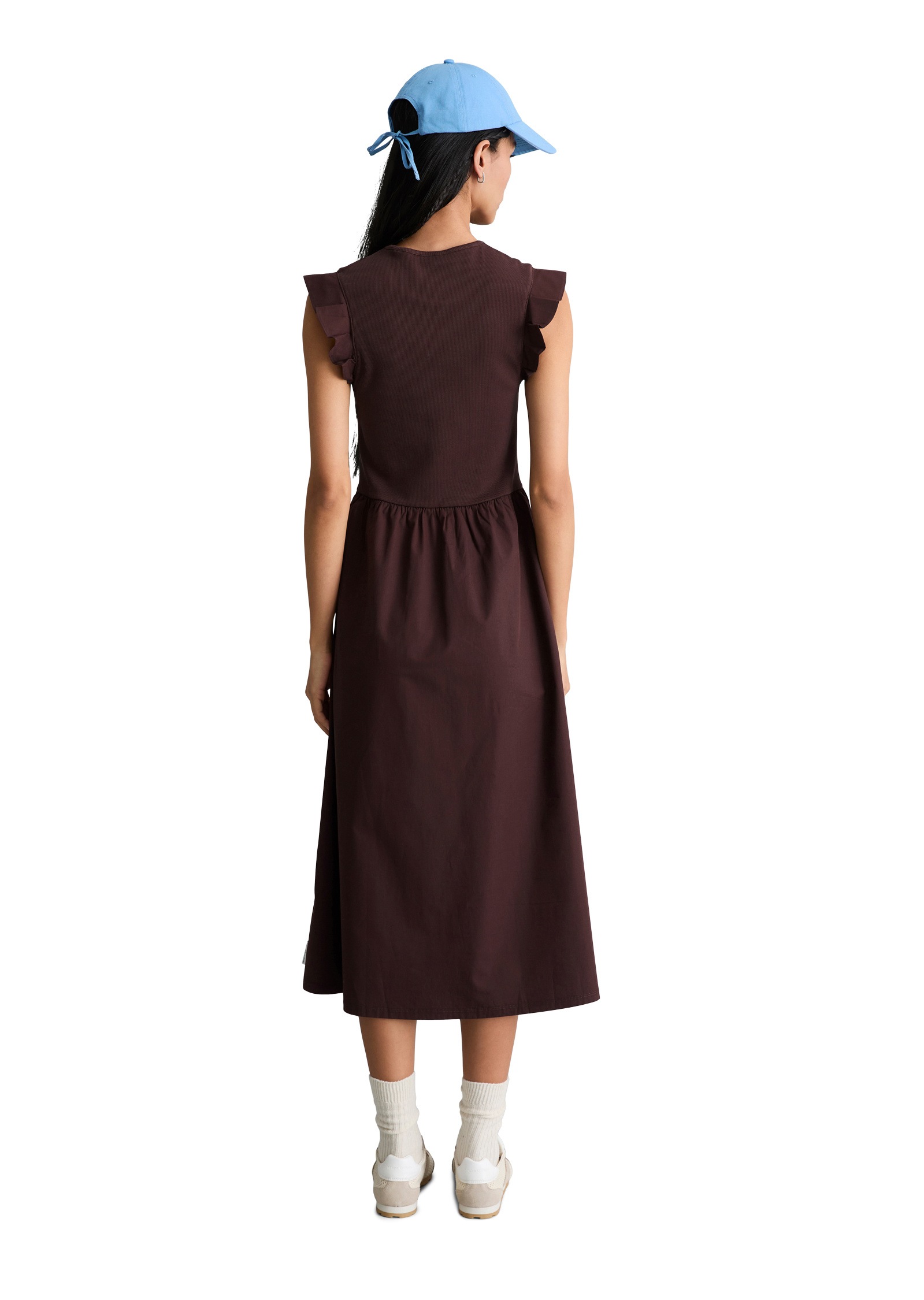 Marc O'Polo DENIM Jerseykleid »mit Baumwoll-Popelinerock«
